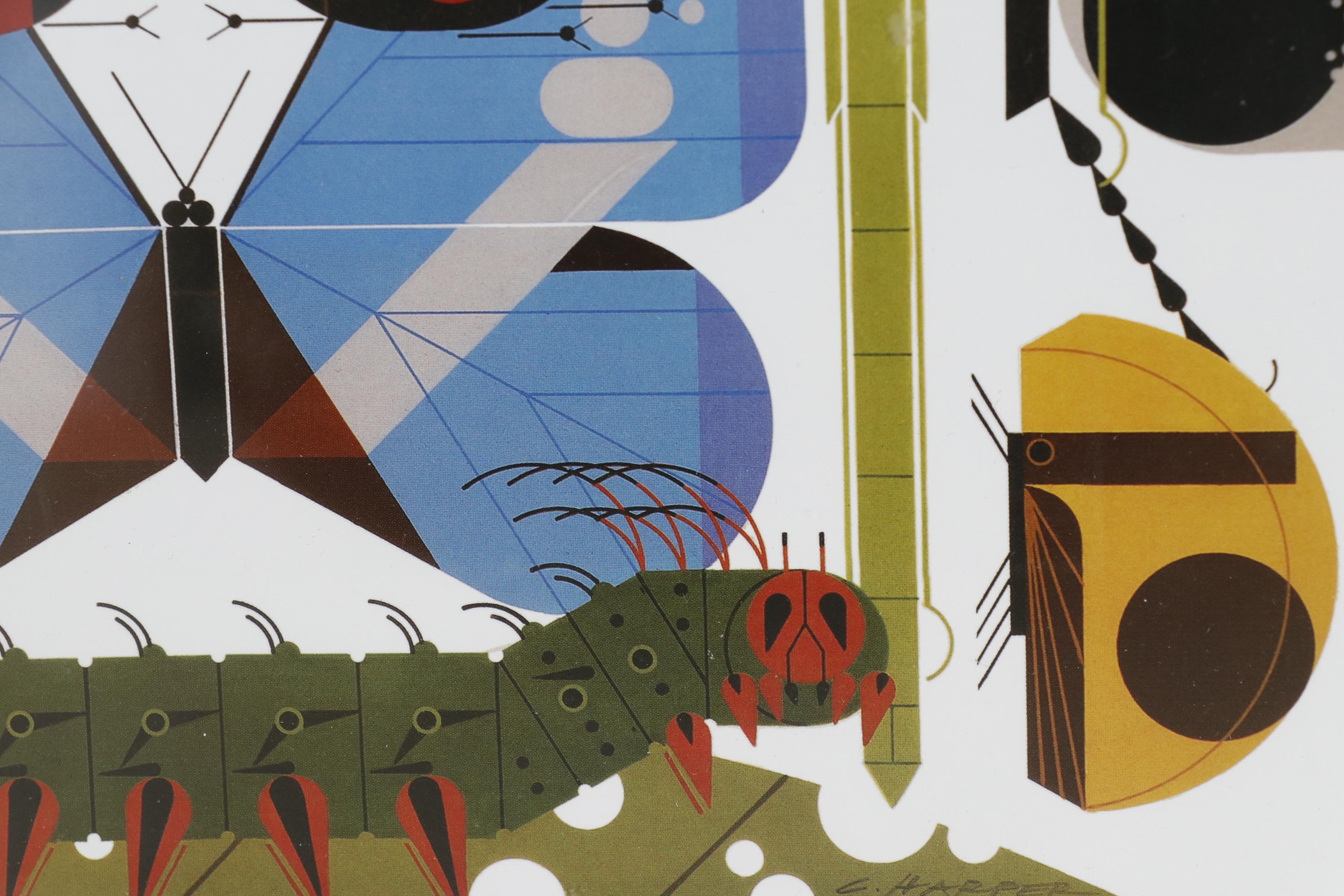 Offset Lithograph after Charley Harper "Insect Diversity"