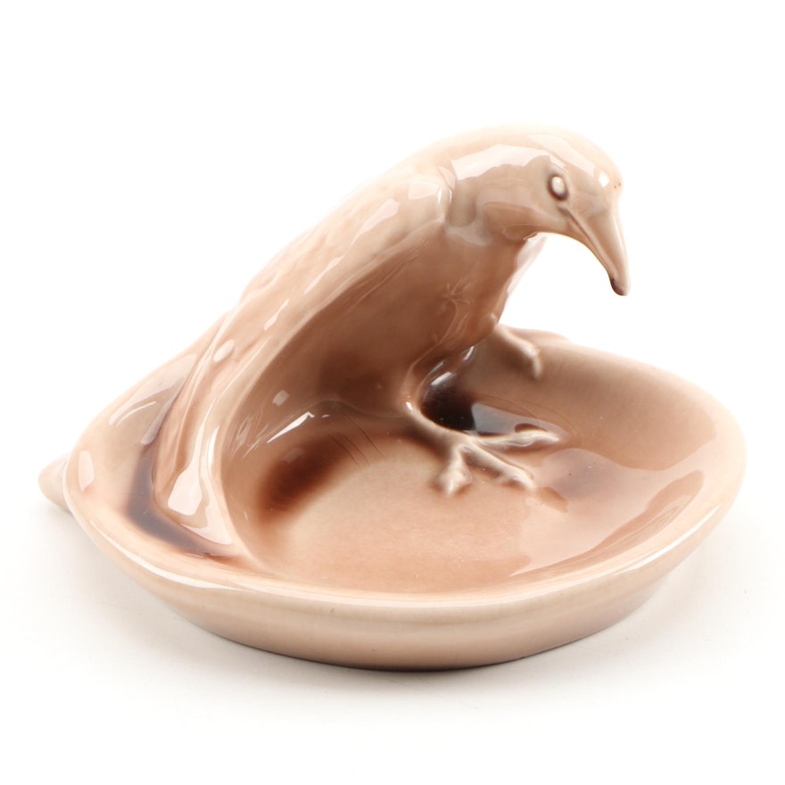 Rookwood Art Pottery "Rook" Ashtray, 1958