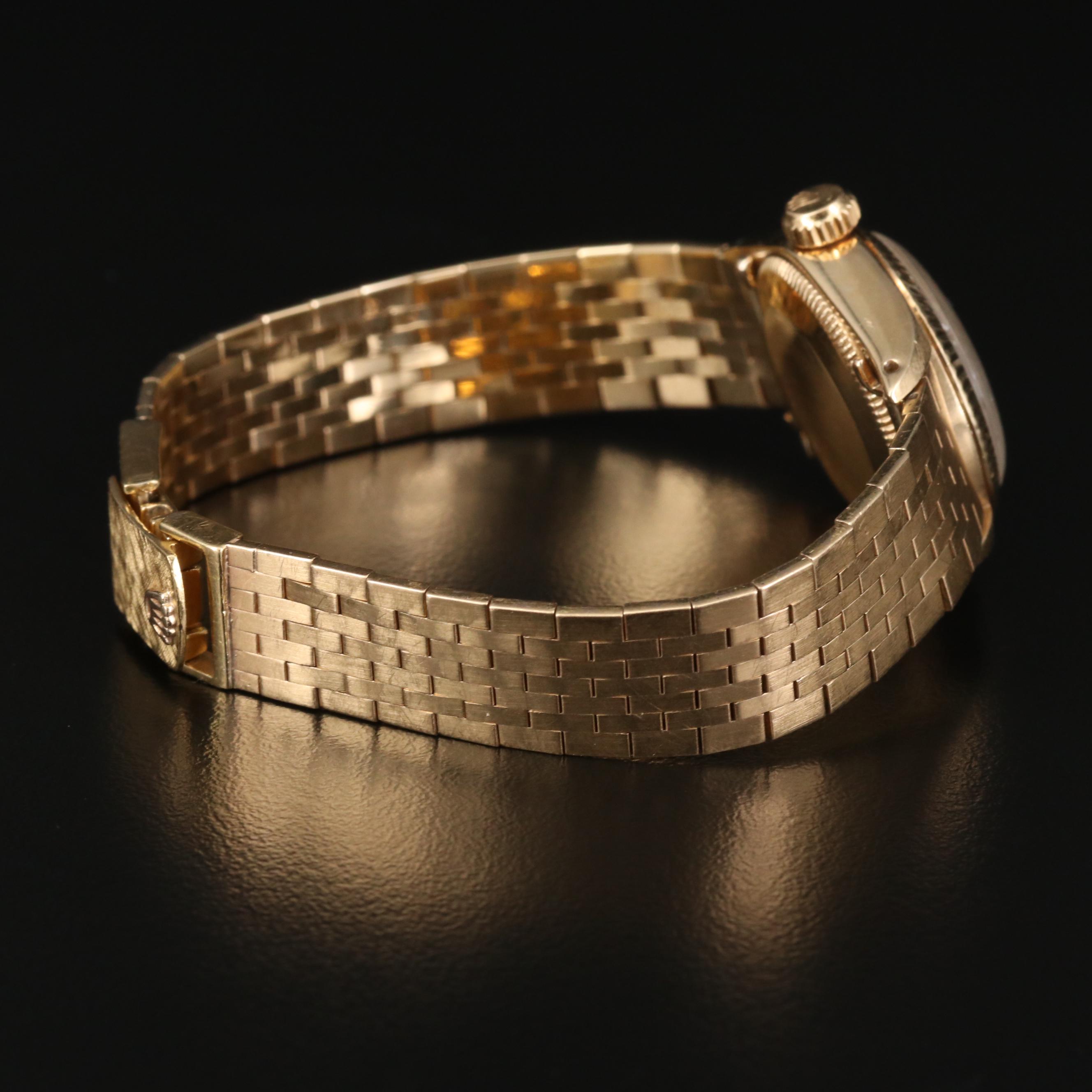 Vintage Rolex Oyster Perpetual 14K and 18K Gold Watch, 1978