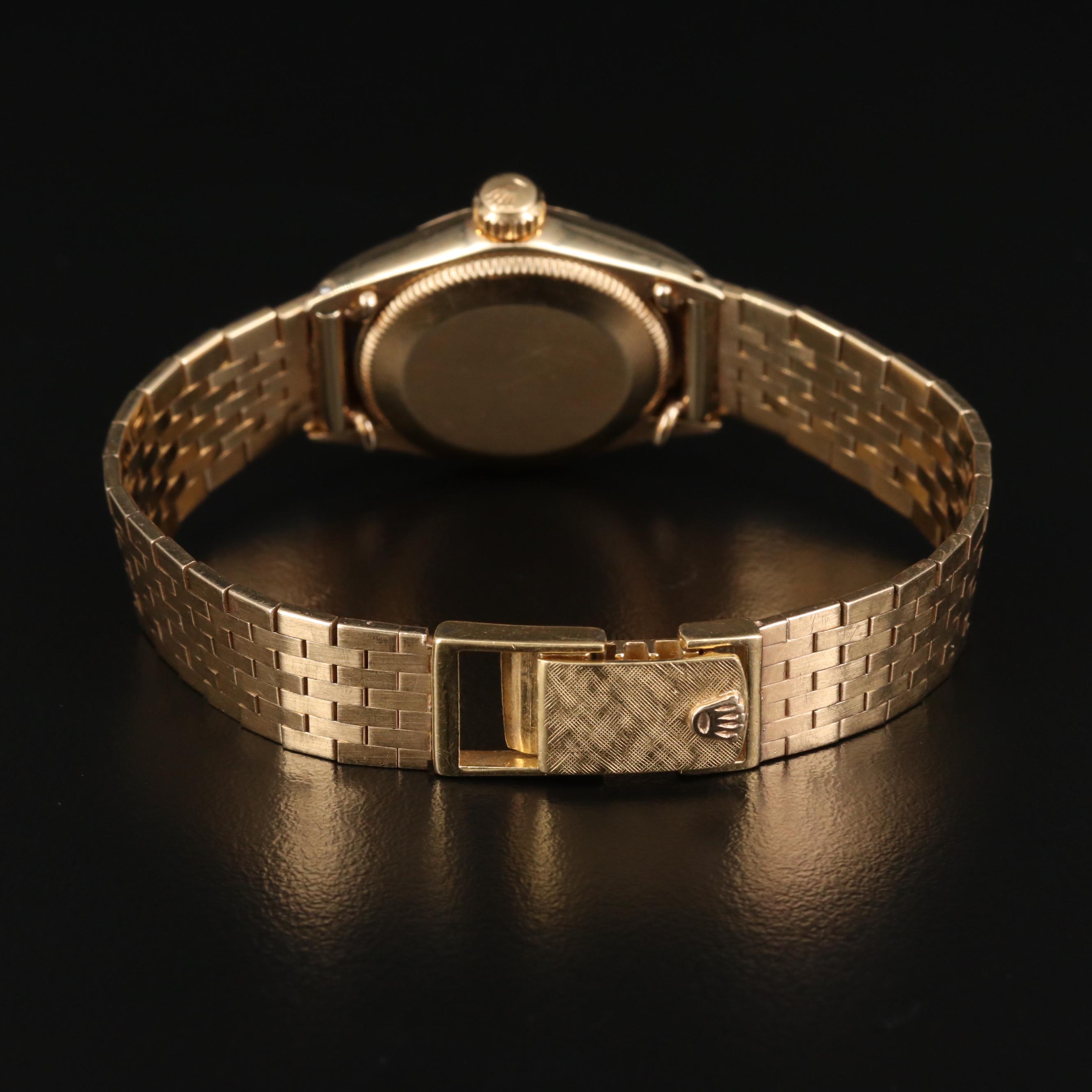 Vintage Rolex Oyster Perpetual 14K and 18K Gold Watch, 1978