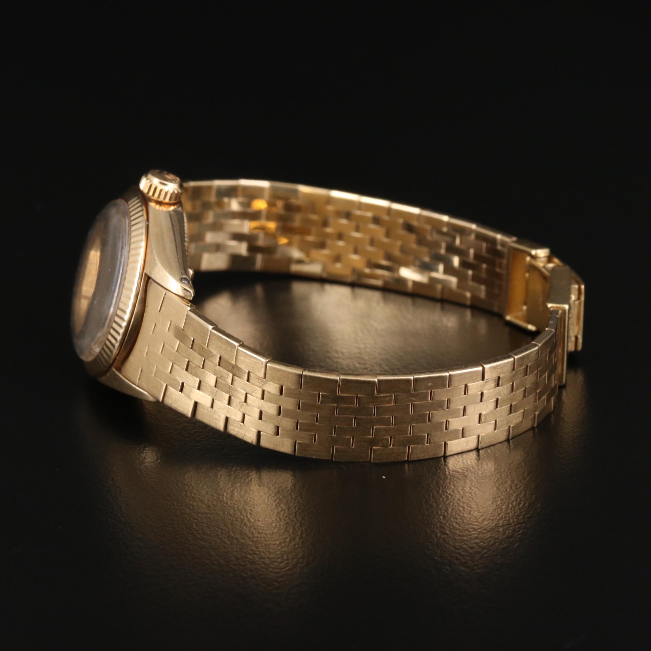 Vintage Rolex Oyster Perpetual 14K and 18K Gold Watch, 1978