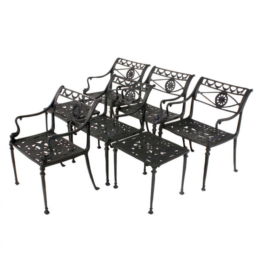 Cast Iron Garden Chairs and Side Tables