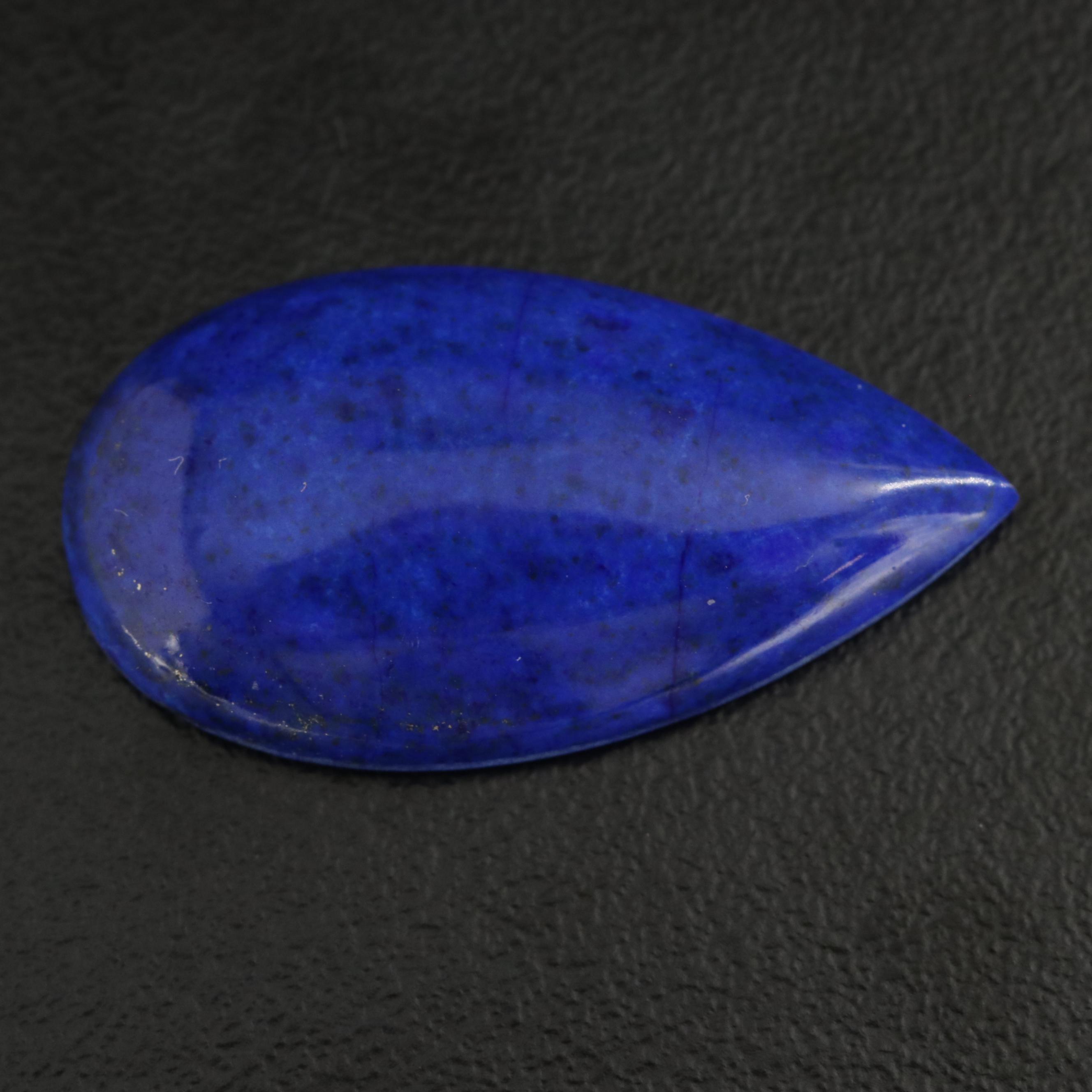 Loose Pear Lapis Lazuli Cabochon
