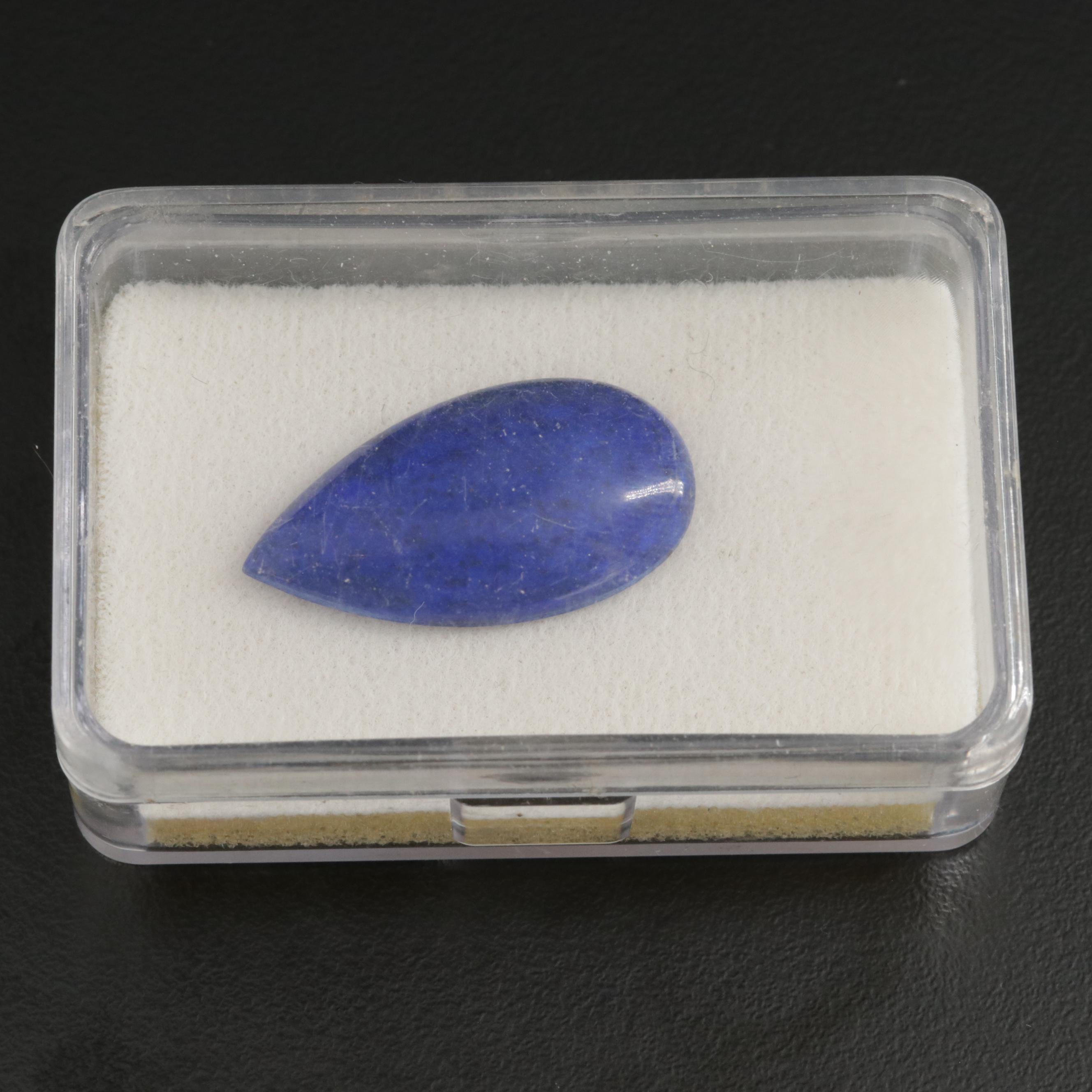 Loose Pear Lapis Lazuli Cabochon