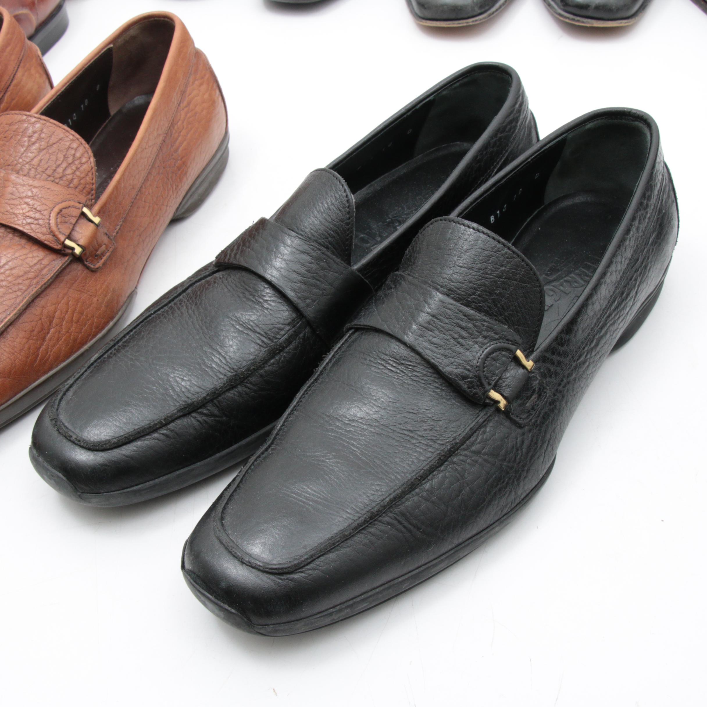 Men's Salvatore Ferragamo, Bruno Magli, Bally and Other Loafers and Dress Shoes