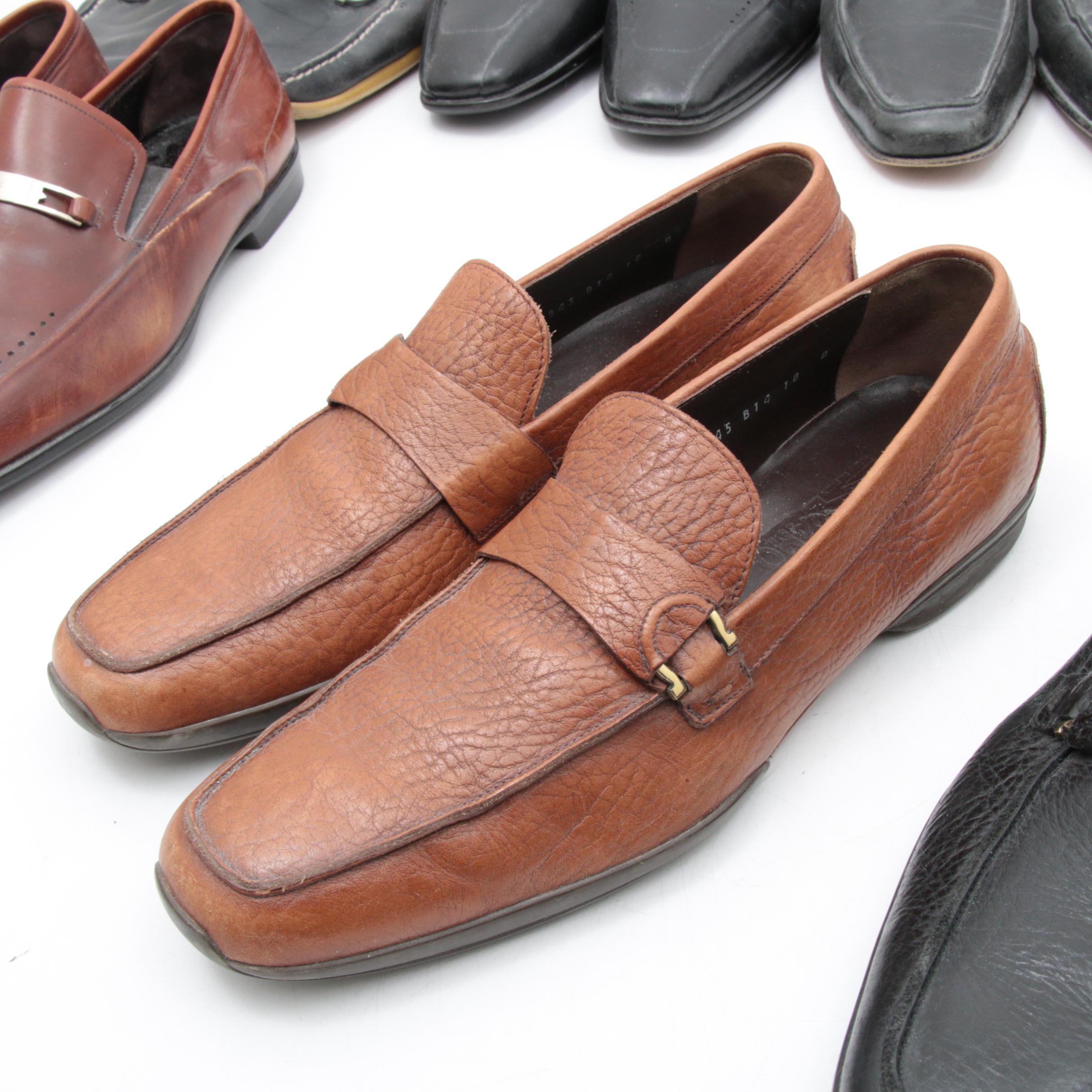 Men's Salvatore Ferragamo, Bruno Magli, Bally and Other Loafers and Dress Shoes