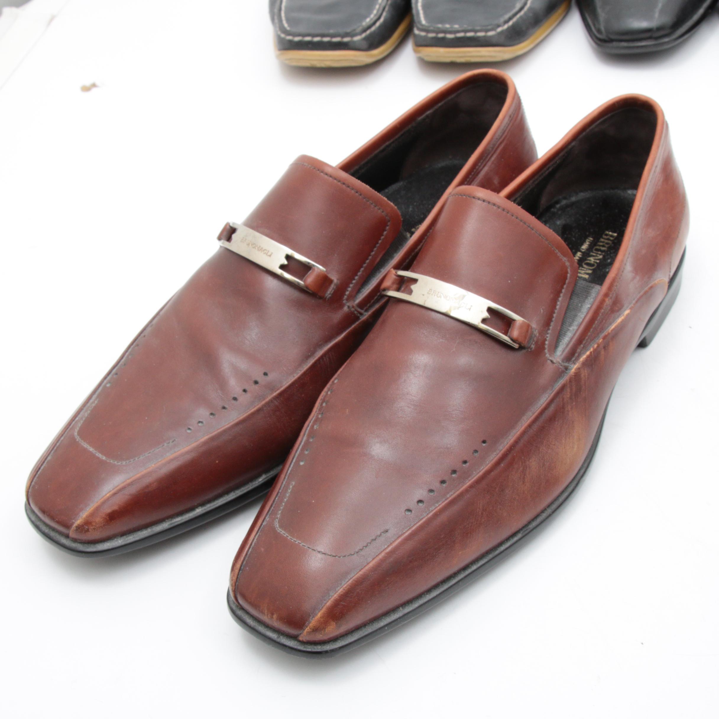 Men's Salvatore Ferragamo, Bruno Magli, Bally and Other Loafers and Dress Shoes