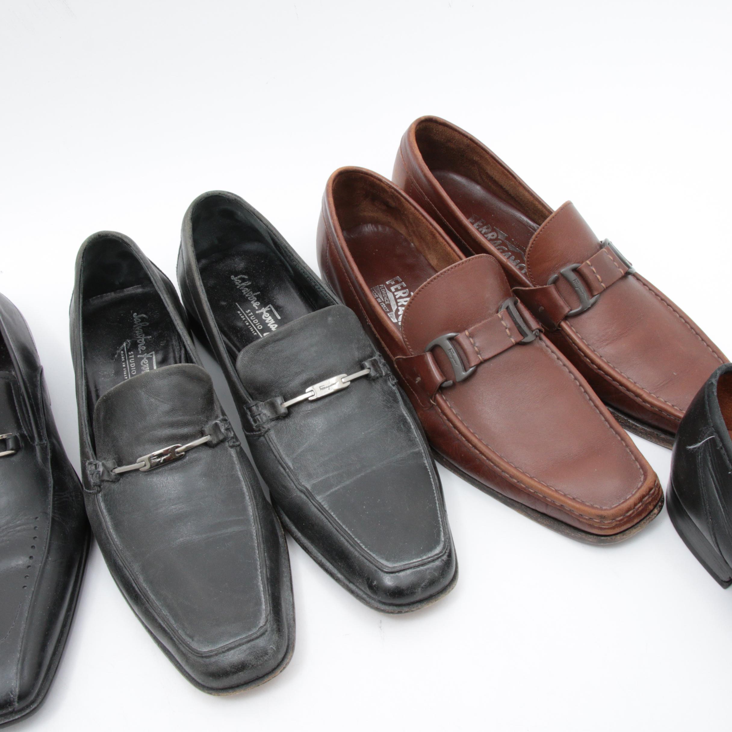 Men's Salvatore Ferragamo, Bruno Magli, Bally and Other Loafers and Dress Shoes