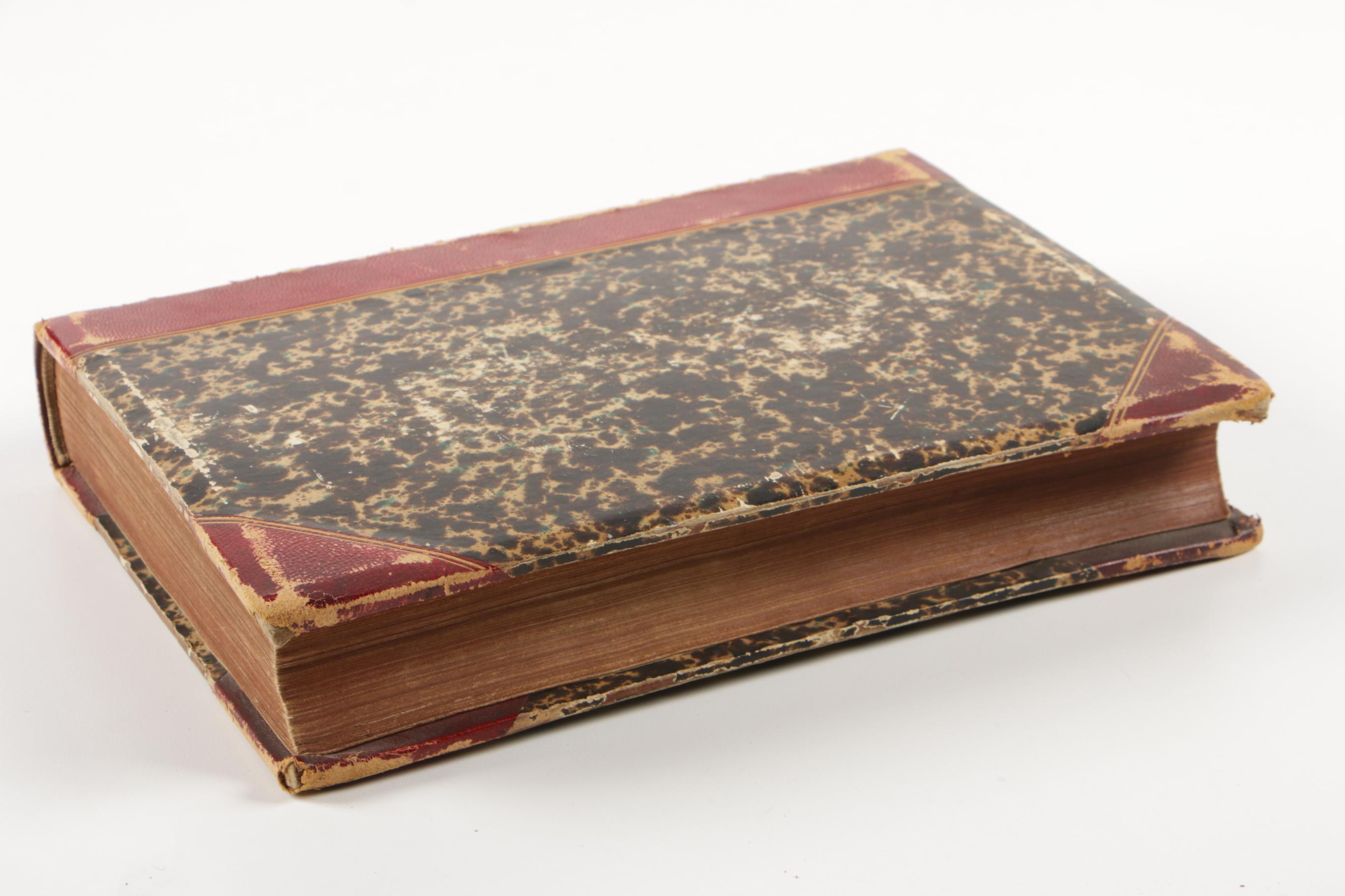1867 Leather Bound "Les Misérables" by Victor Hugo