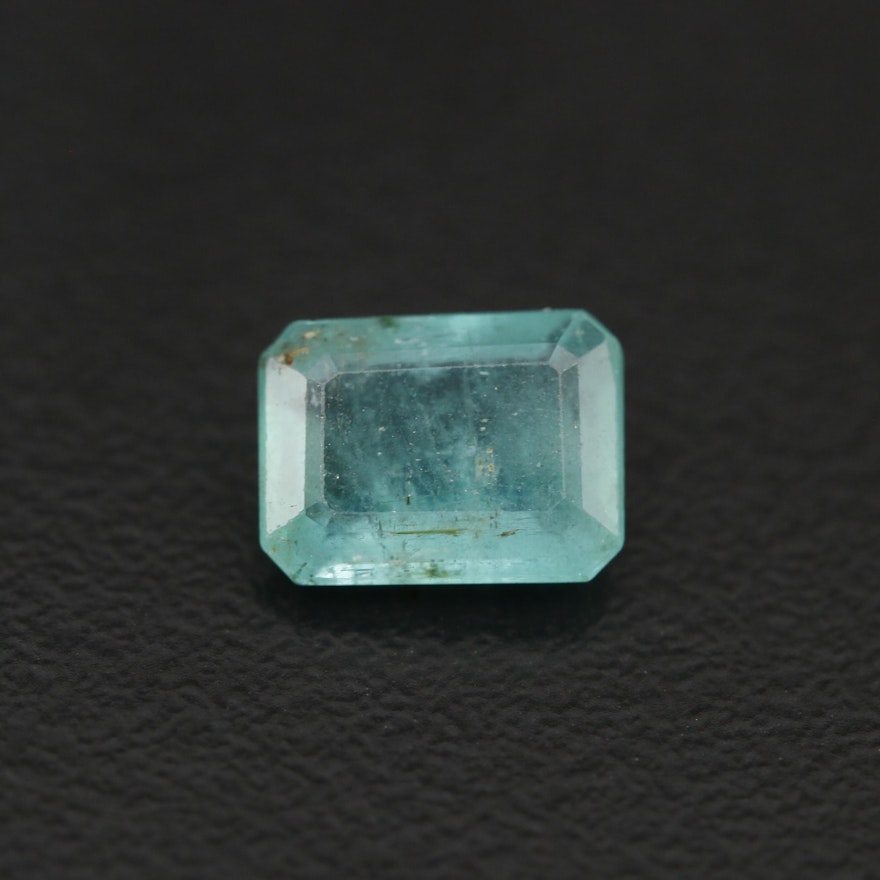 Loose 1.43 CT Emerald Gemstone