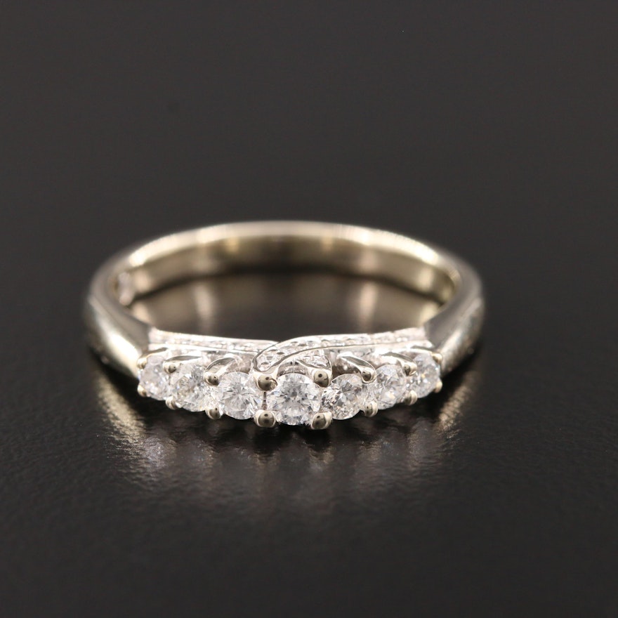 18K White Gold Diamond Ring