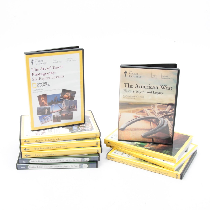 The Great Course Photography, History, National Parks and More DVD Sets