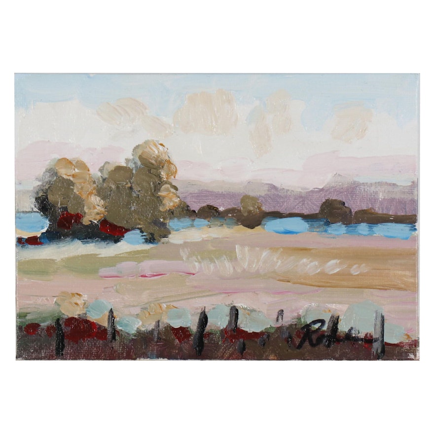 Sally Rosenbaum Landscape Oil Painting