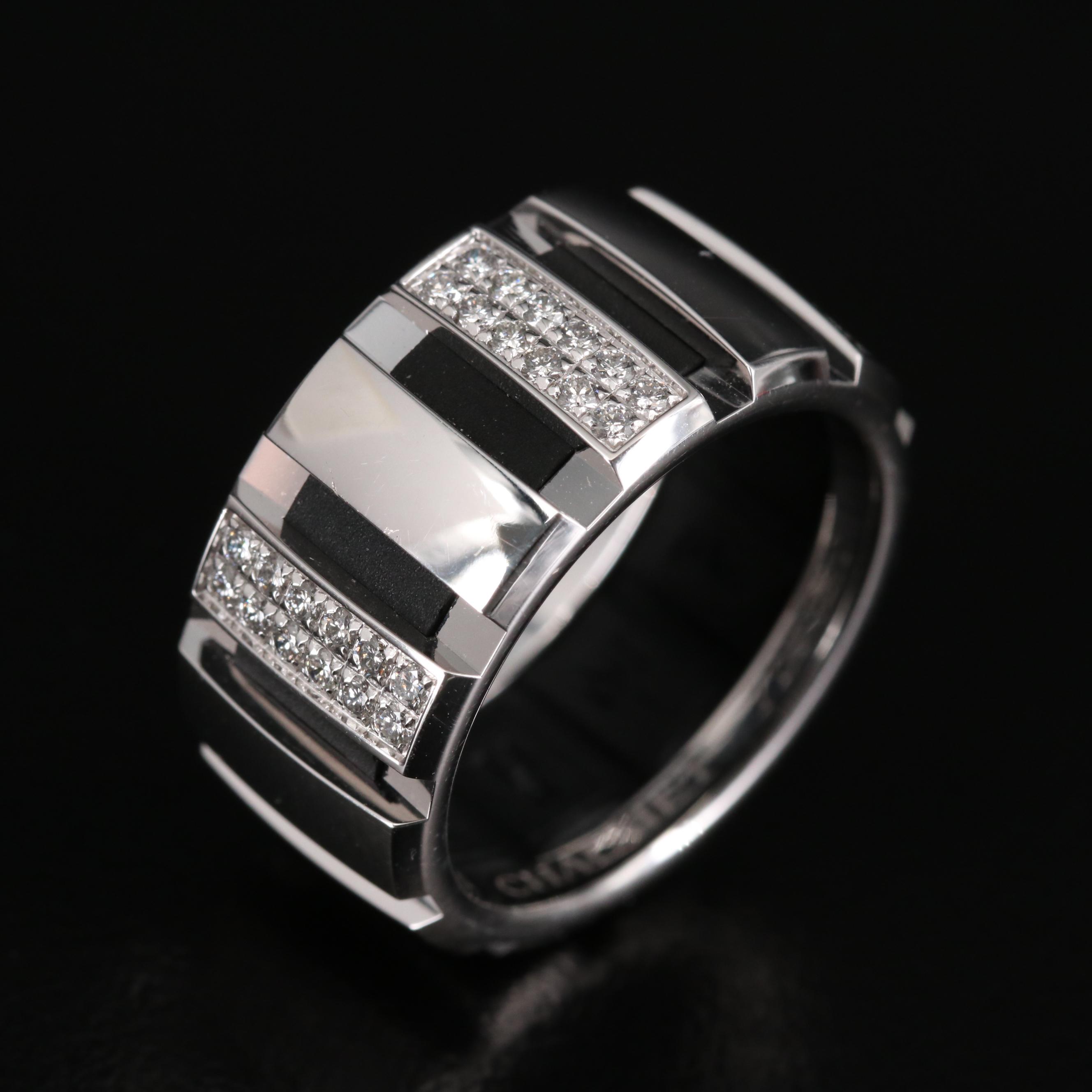 Chaumet "Classic One" 18K White Gold Diamond Ring