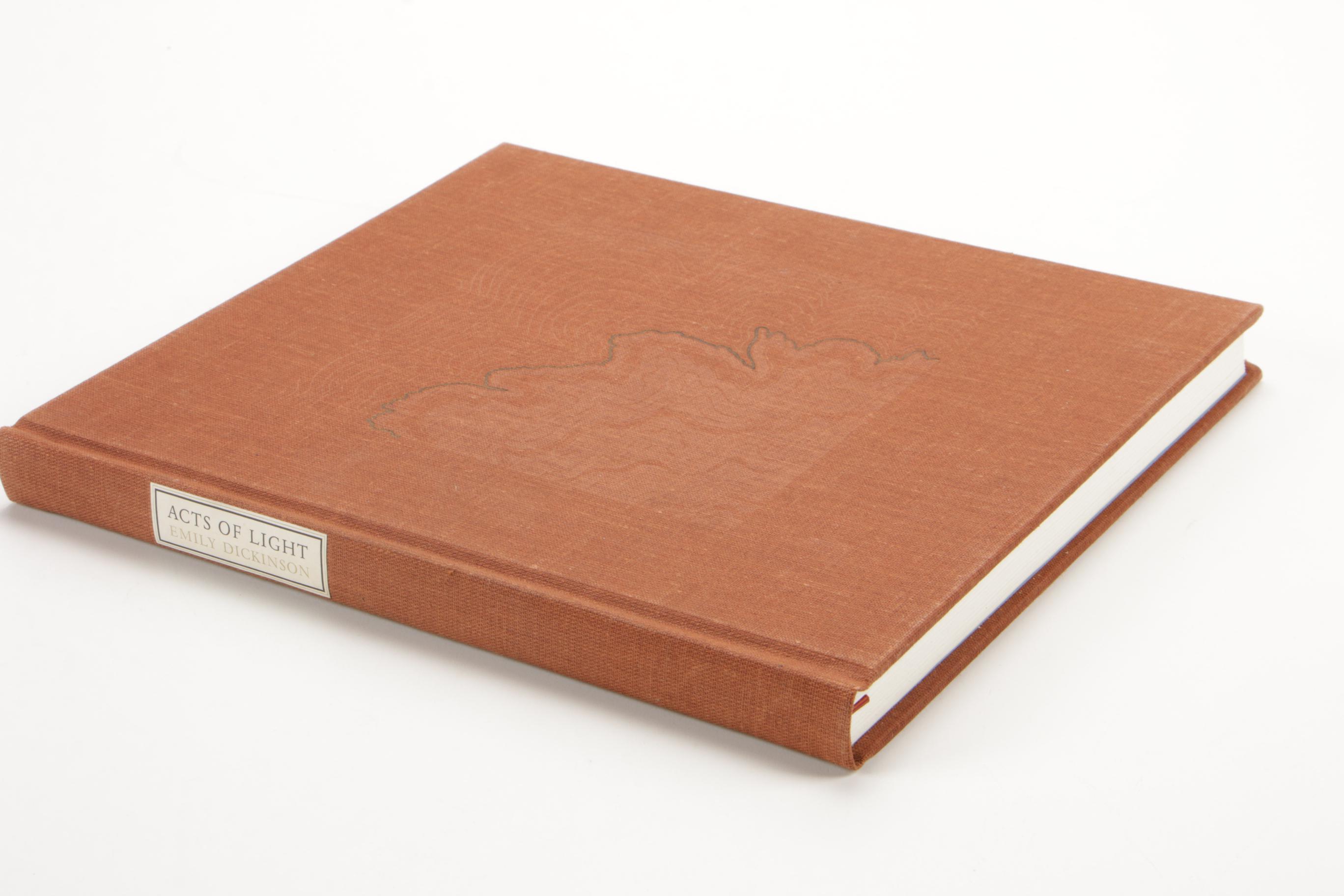 Signed Limited First Edition " Acts of Light, Emily Dickinson",  1980