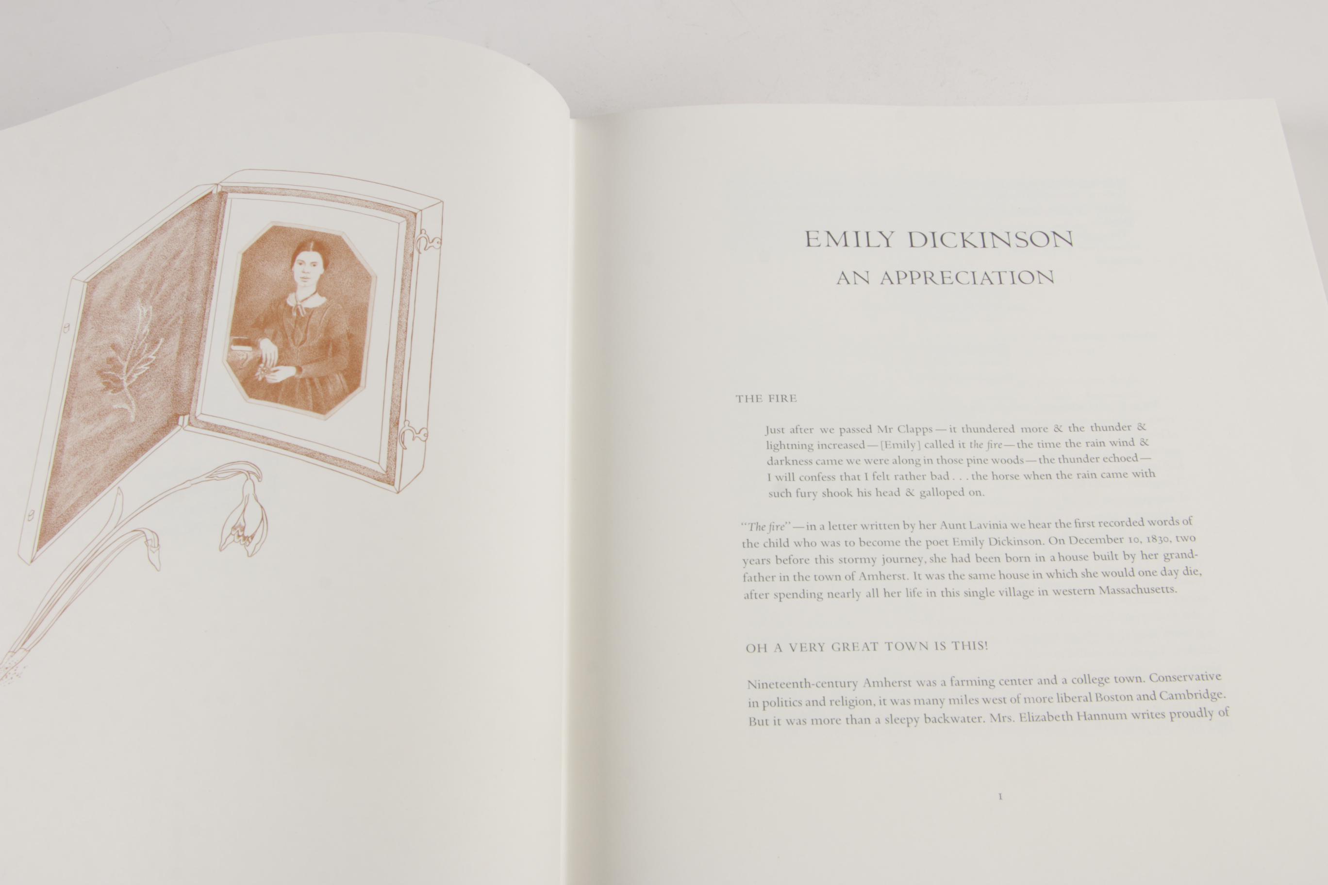 Signed Limited First Edition " Acts of Light, Emily Dickinson",  1980
