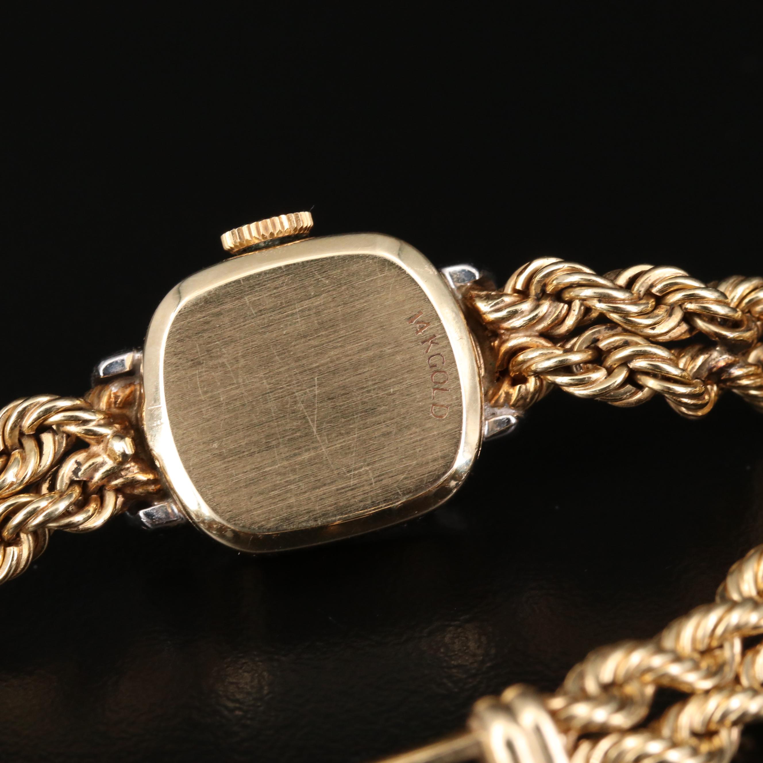 Rolex Cocktail Automatic 14K Yellow Gold Diamond Watch