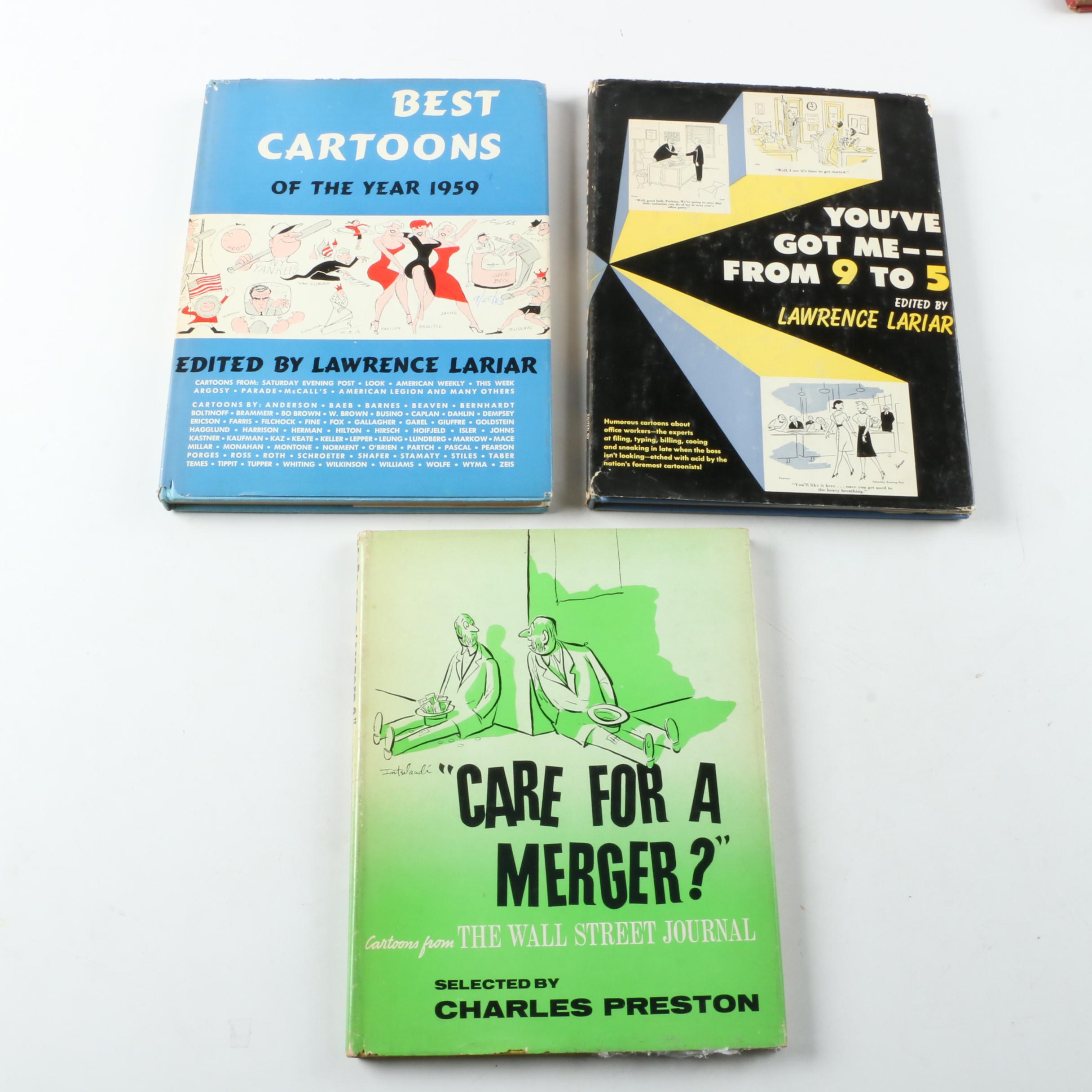 1953 "The Best of H.T. Webster: A Memorial Collection" and Other Cartoon Books