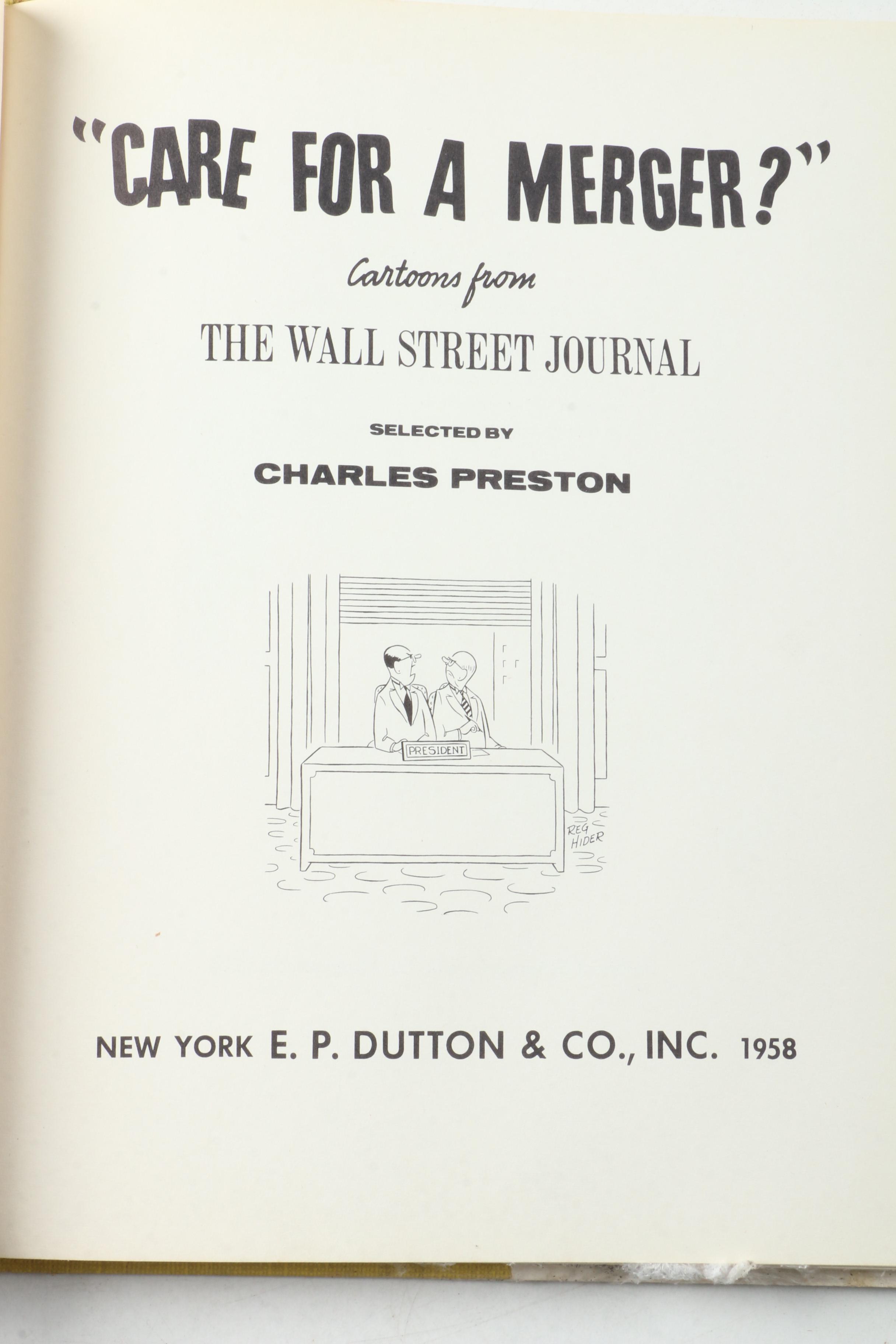 1953 "The Best of H.T. Webster: A Memorial Collection" and Other Cartoon Books