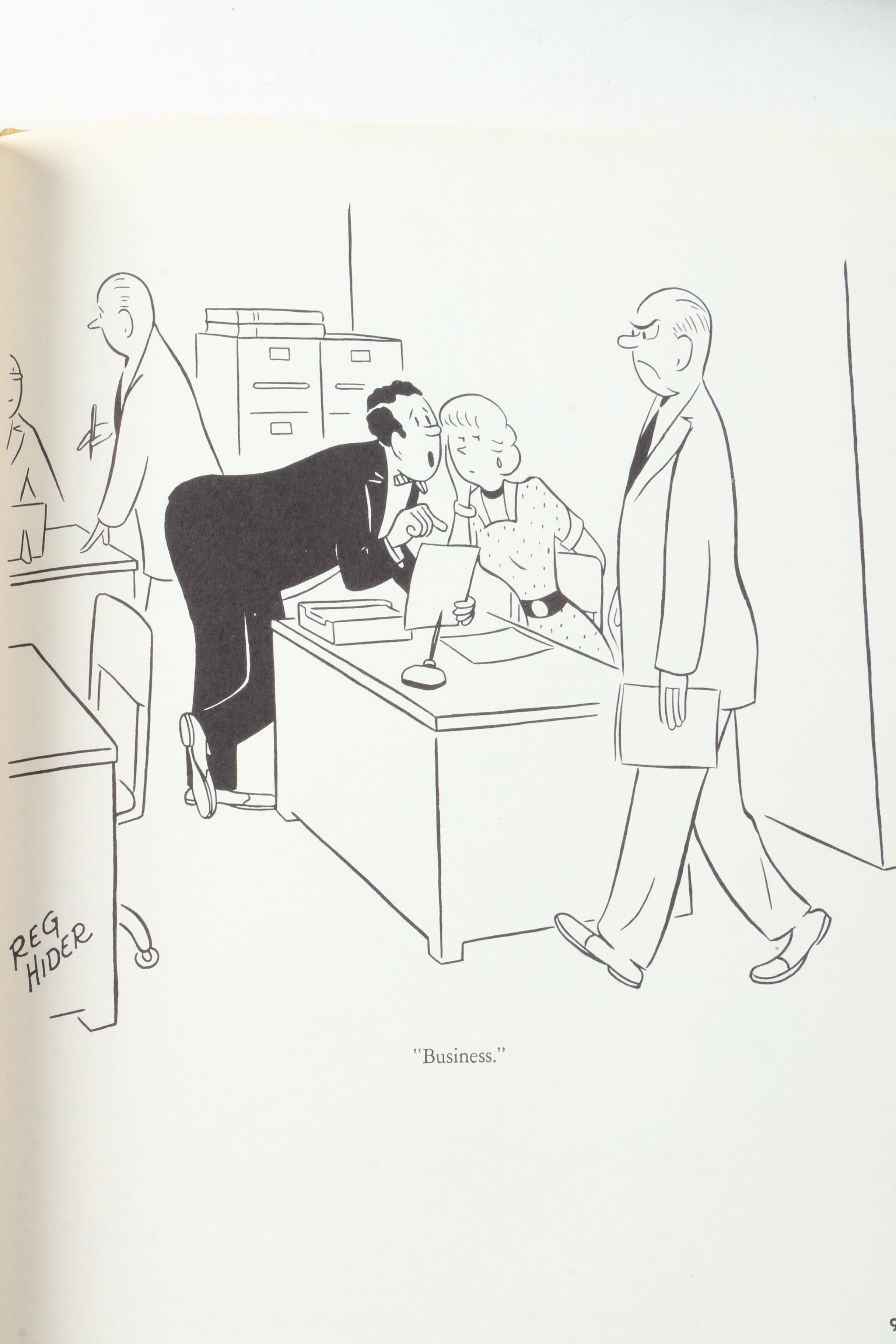 1953 "The Best of H.T. Webster: A Memorial Collection" and Other Cartoon Books