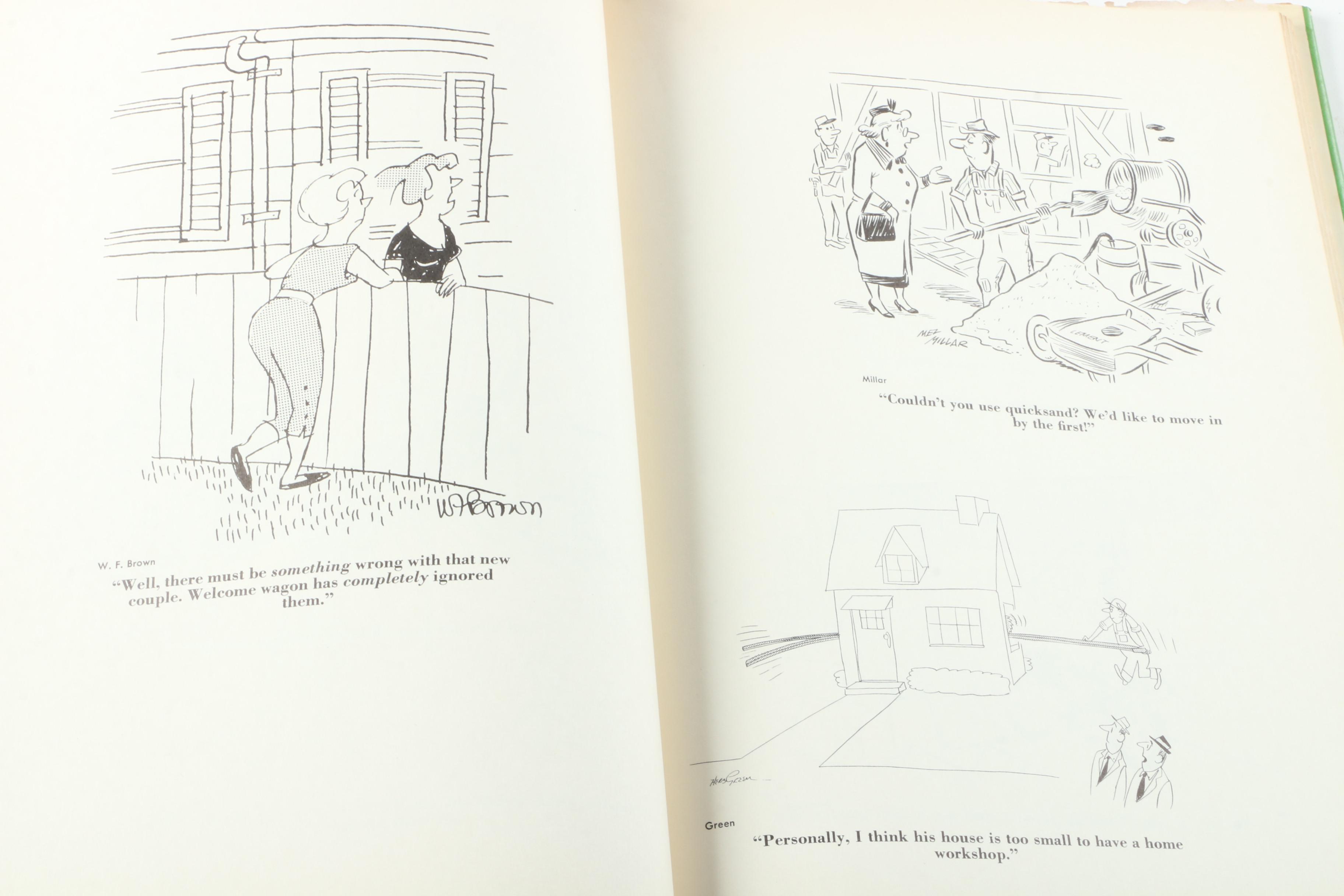 1953 "The Best of H.T. Webster: A Memorial Collection" and Other Cartoon Books