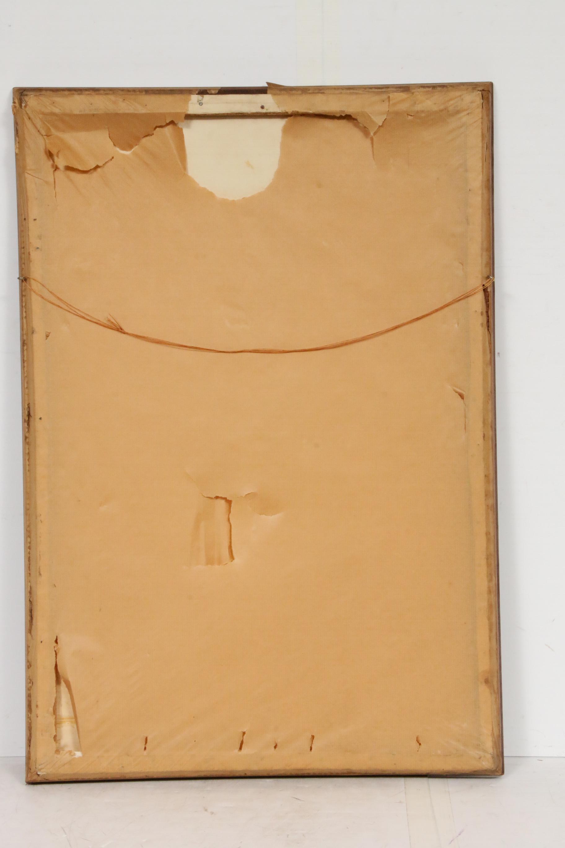 Pakistani Village Scene Oil Painting