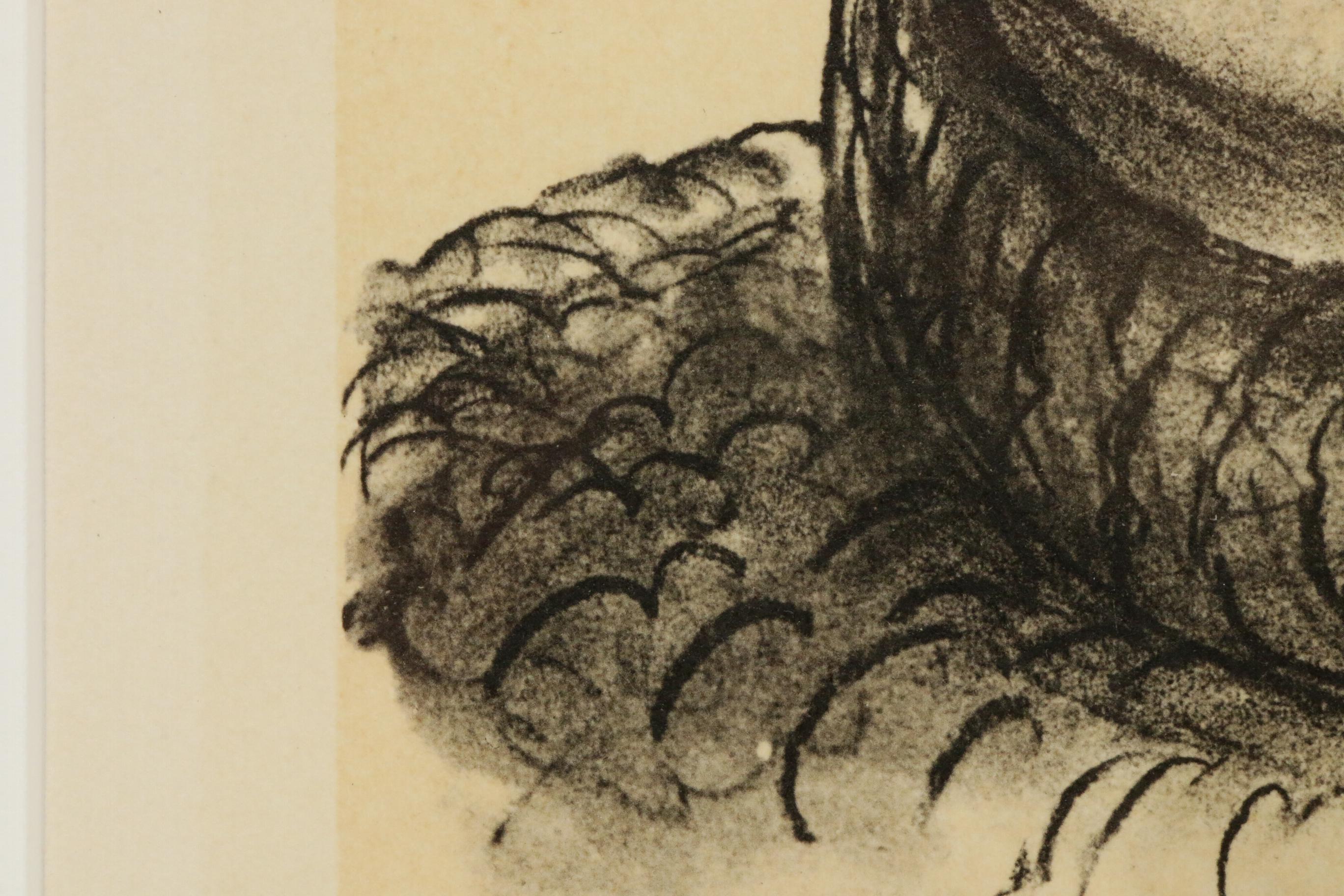 Lithograph after Henri Matisse "Mademoiselle Claribel Cone," 1954