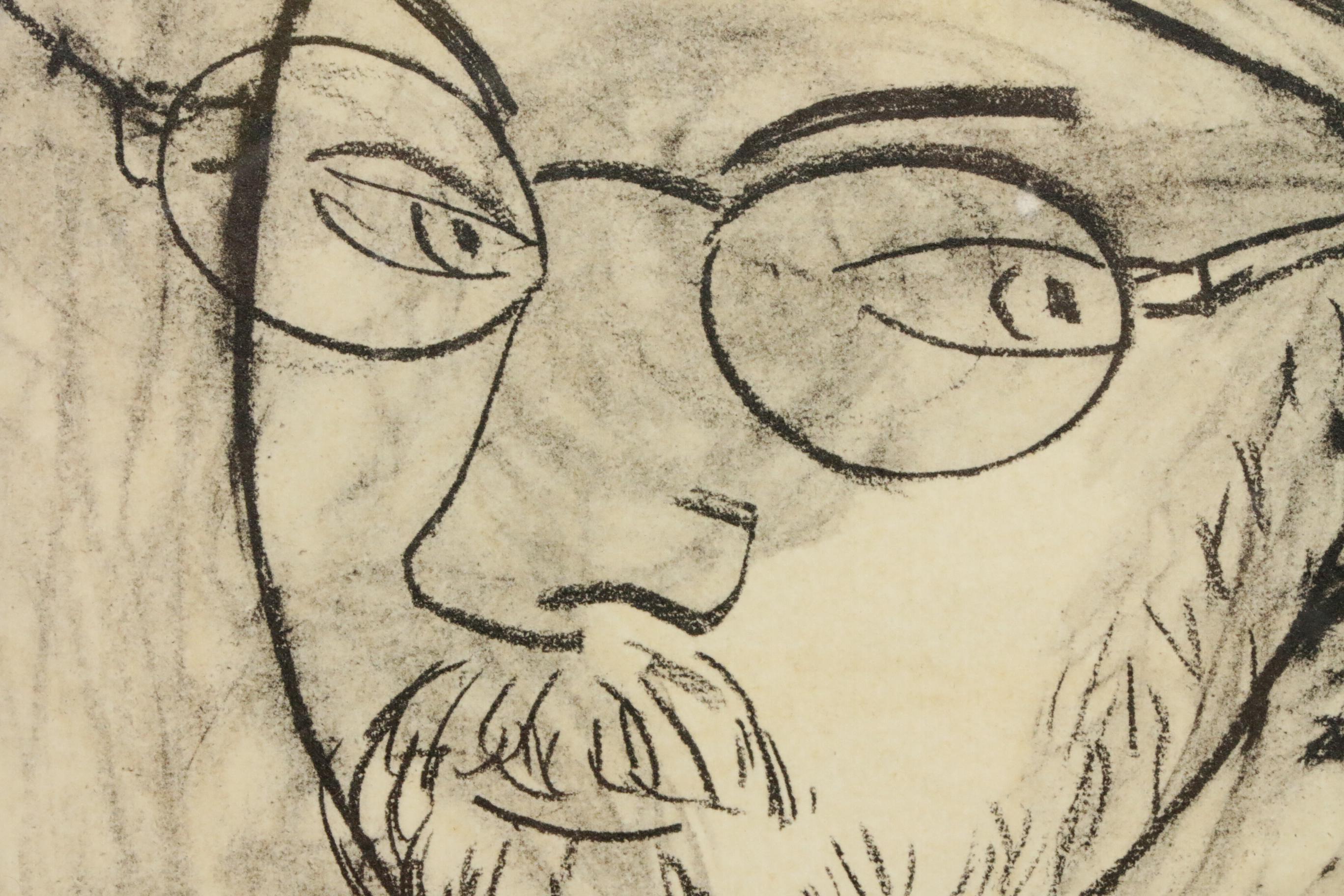 Lithograph After Henri Matisse "Autoportrait au Chapeau de Paille"