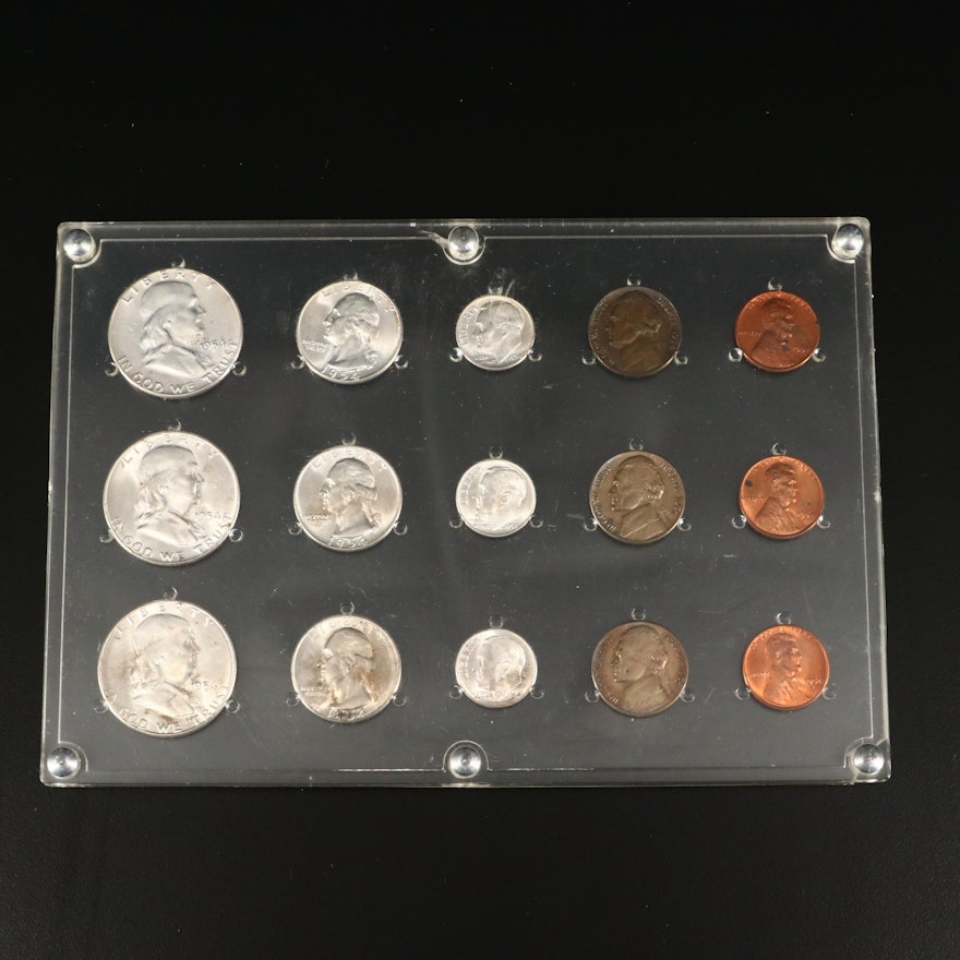 1954 P-D-S U.S. Type Coin Set