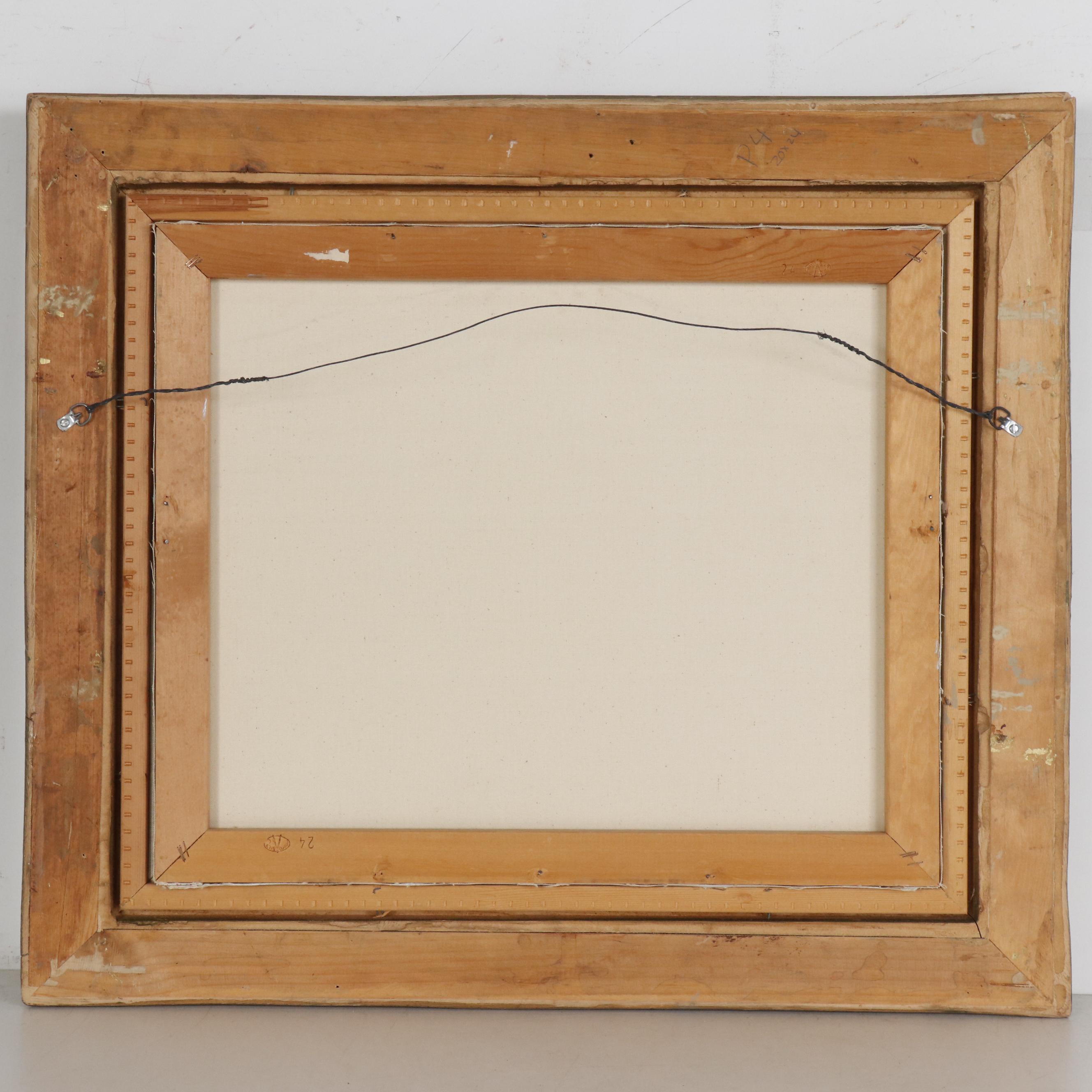 Roy Reece Landscape Oil Painting of Winter Scen