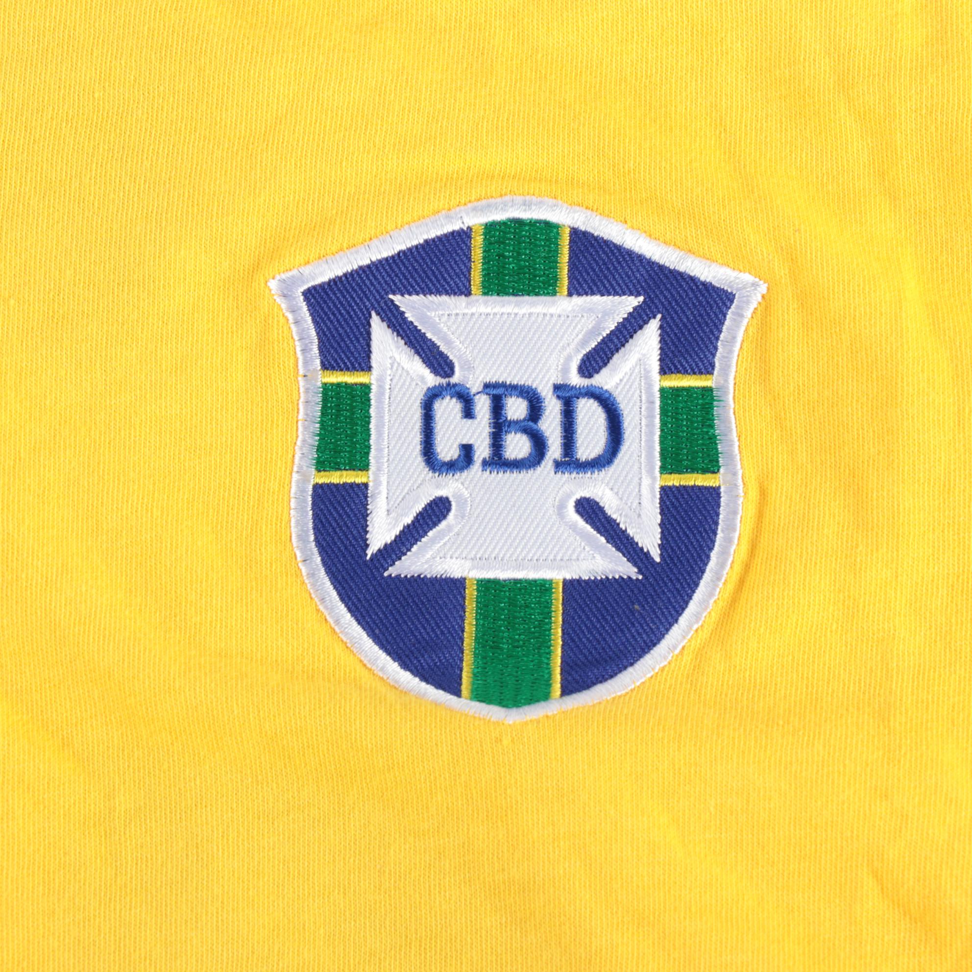 Pelé Signed Brazil National Team Replica Jersey COA