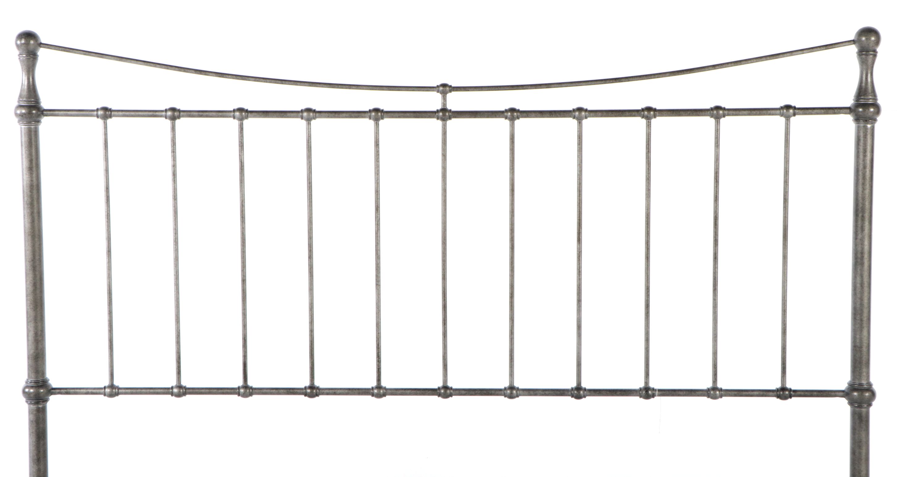 Ethan Allen "Danby" Powder-Coated Iron King Size Bed Frame