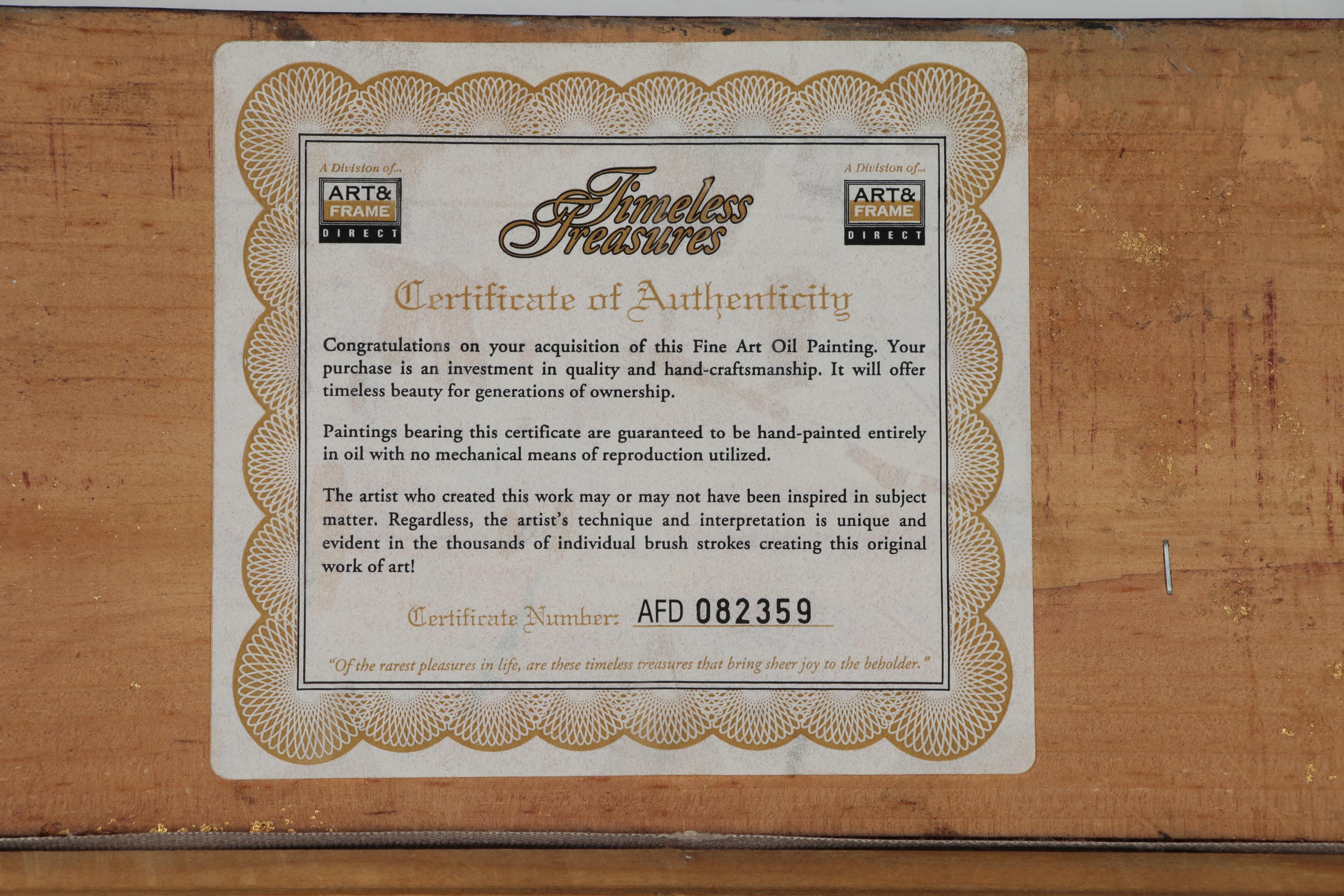 Oil Painting after Jules-Alexandre Grün "The End of Dinner"