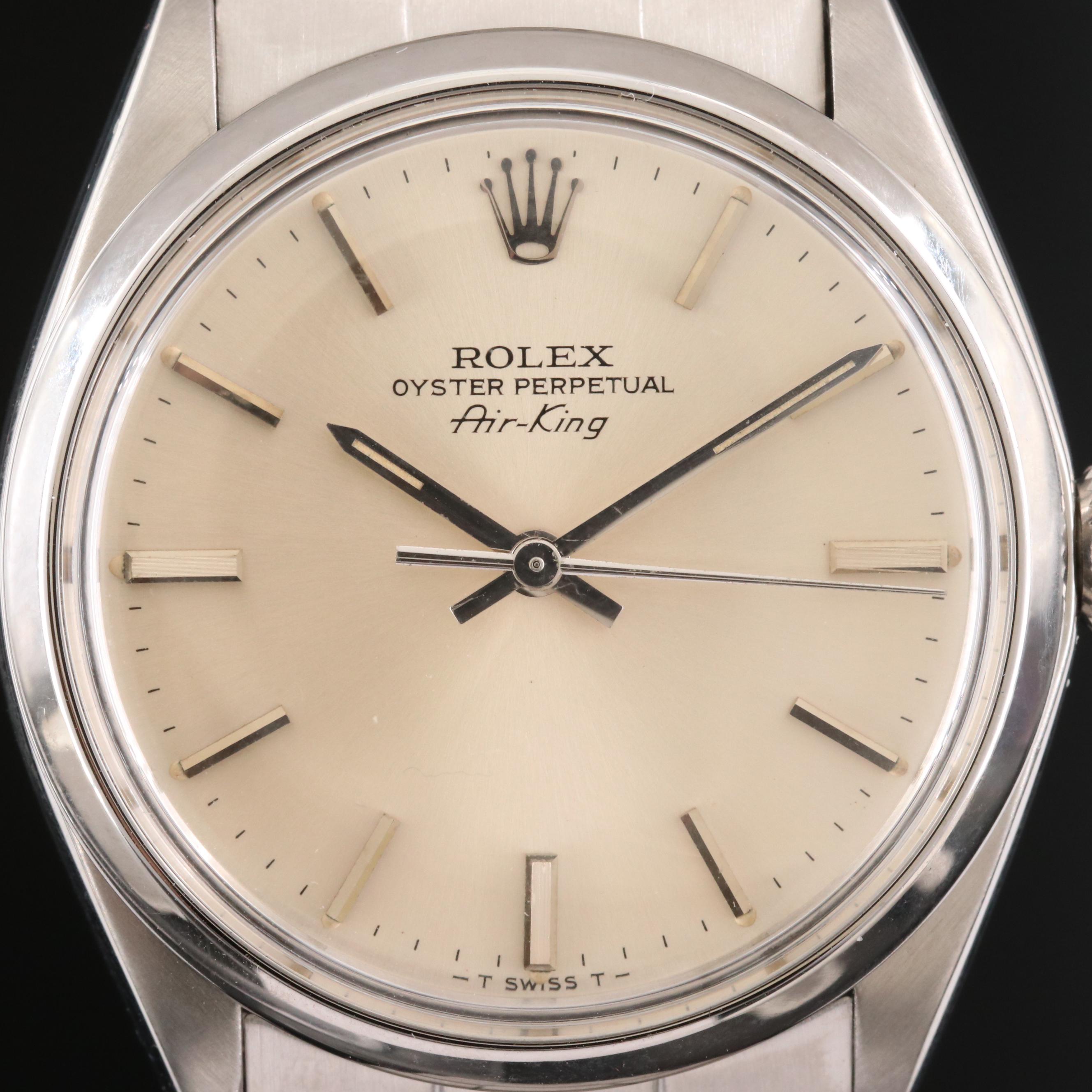 Rolex Air-King Stainless Steel Watch, 1980