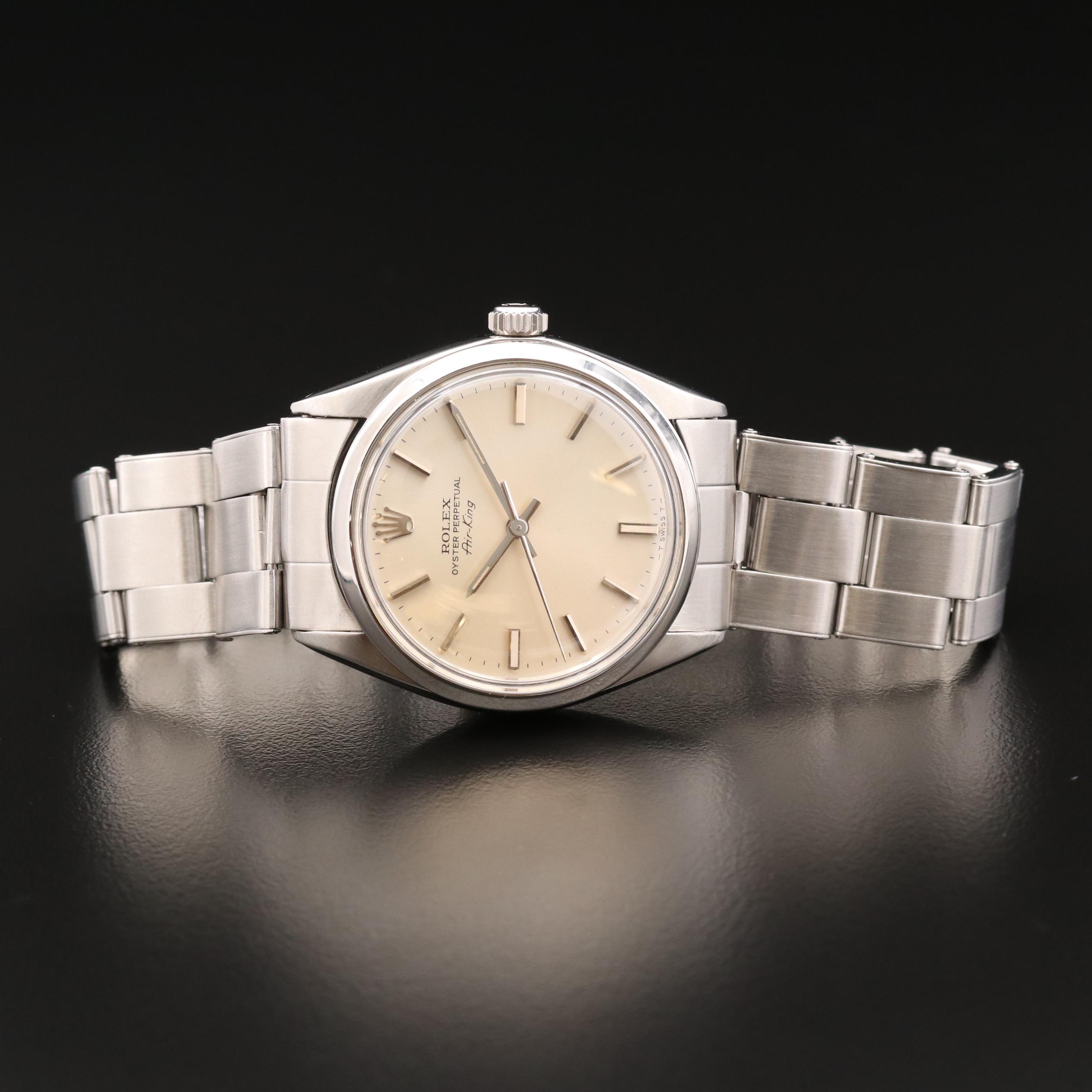 Rolex Air-King Stainless Steel Watch, 1980