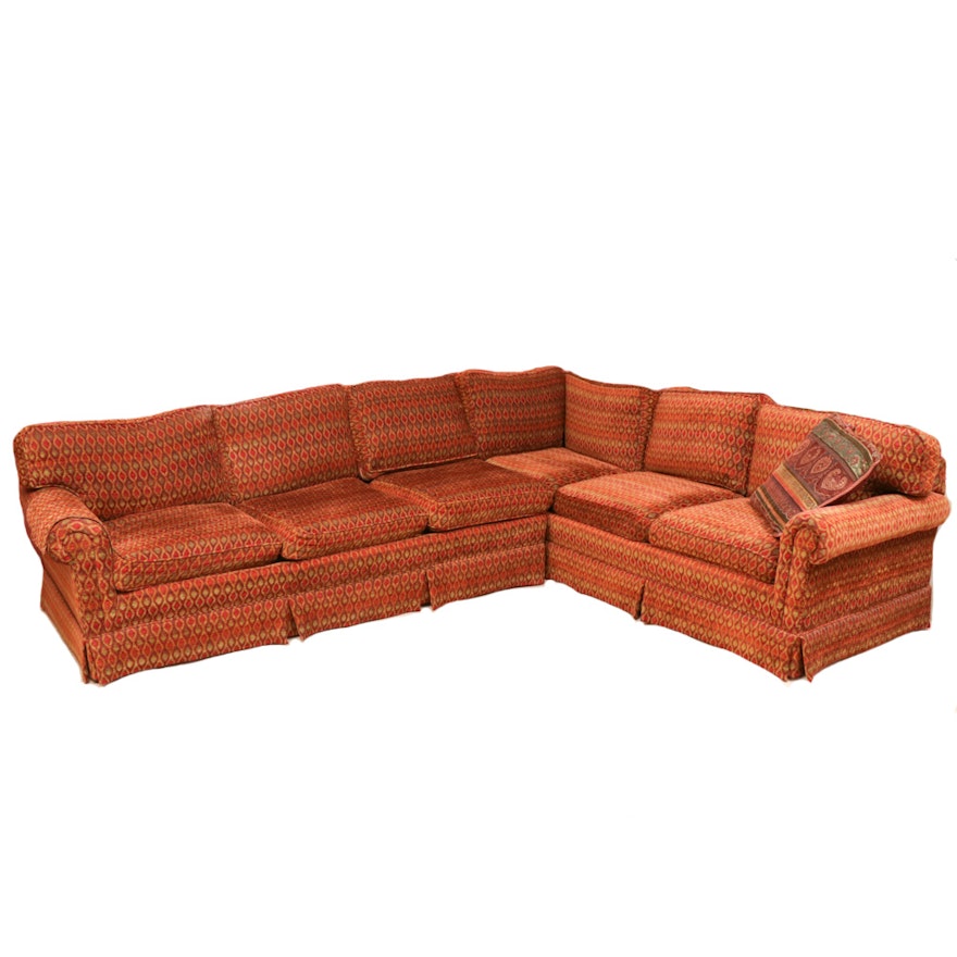 Fortner Chenille Sectional Sofa, 2000s