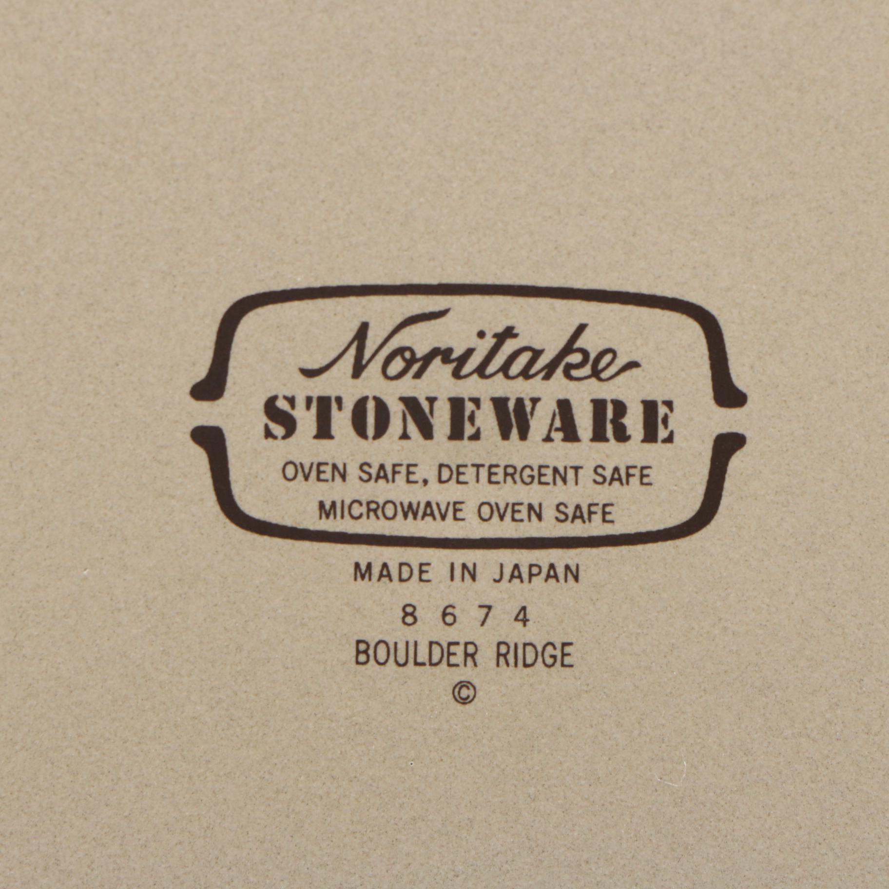 Noritake "Boulder Ridge" Stoneware Dinnerware