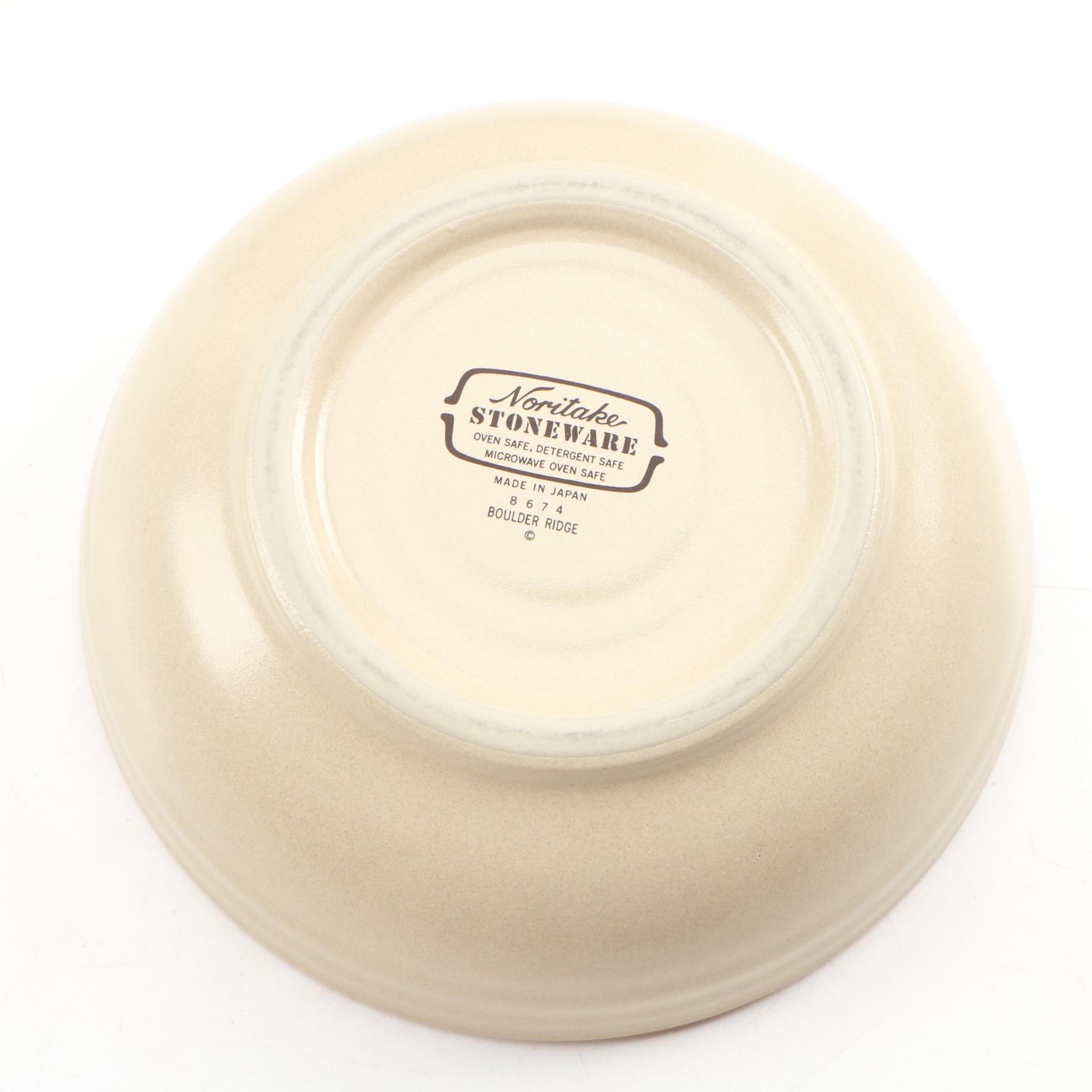 Noritake "Boulder Ridge" Stoneware Dinnerware