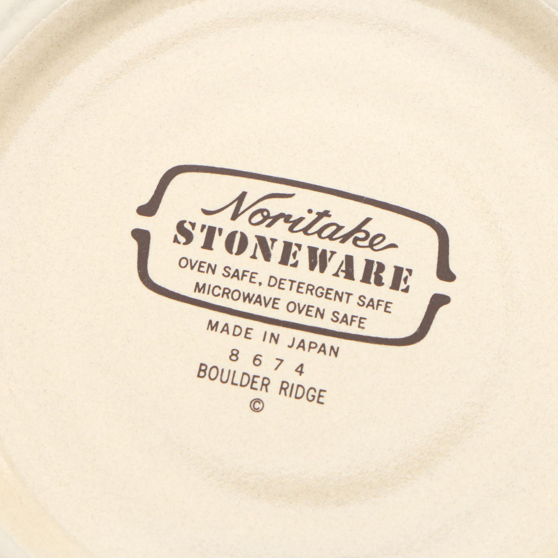 Noritake "Boulder Ridge" Stoneware Dinnerware