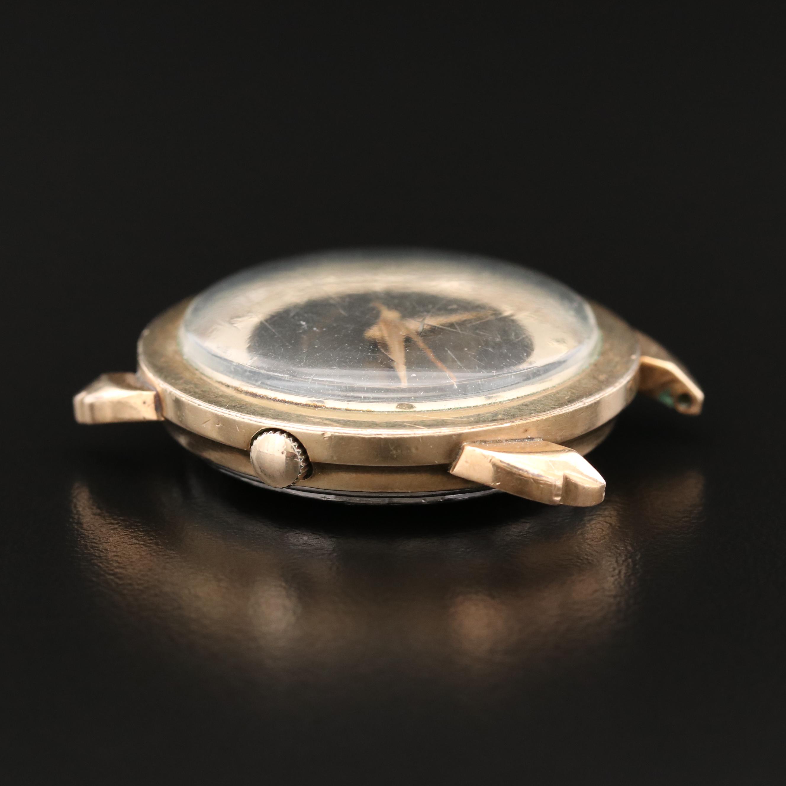 1950's Ernest Borel Lancaster Gold Filled and Stainless Steel Watch