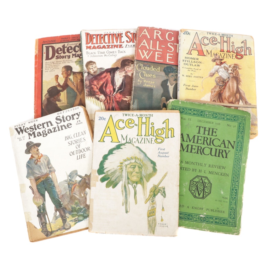 Detective Story Magazine and Other Weekly Magazines, 1920s