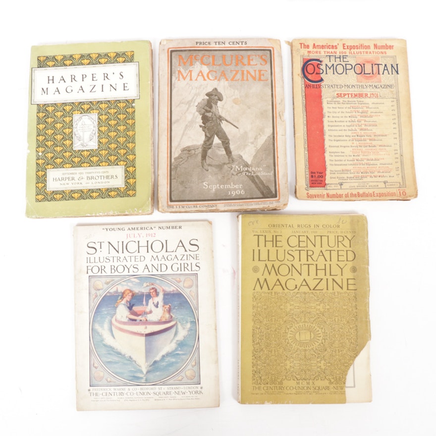 Harper's Magazine, McClure Magazine and Other Monthly Magazines, 1901 - 1912