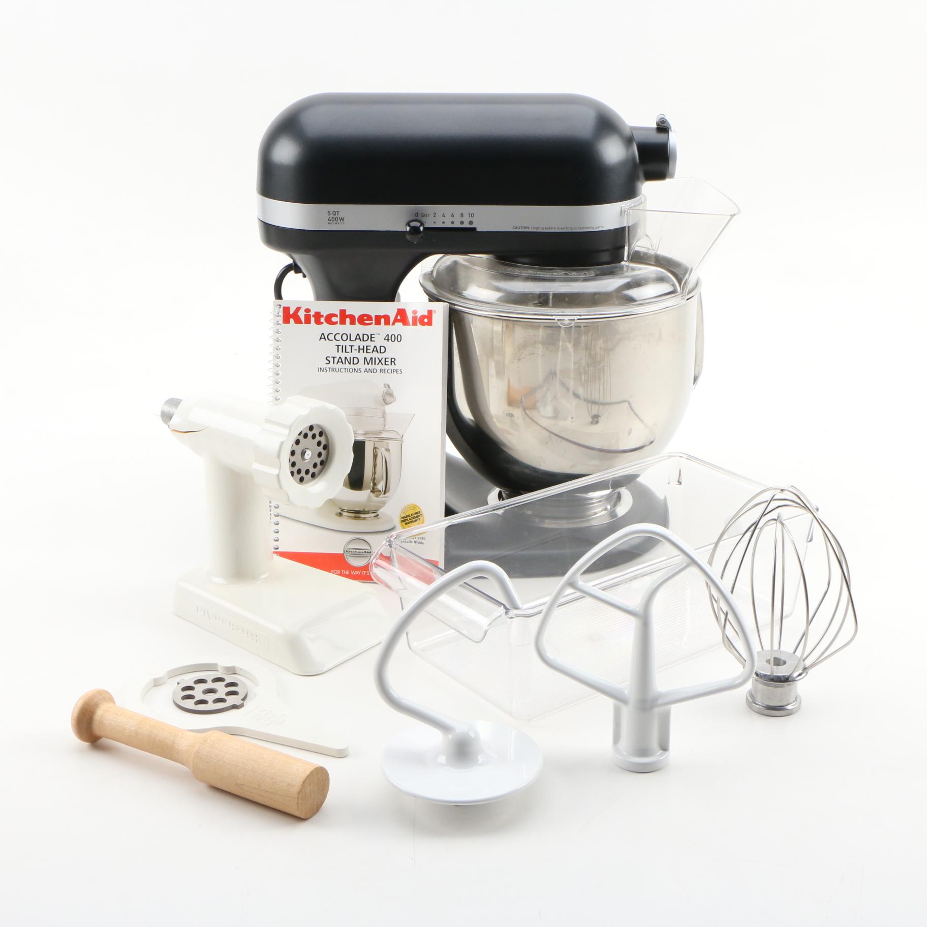 KitchenAid "Accolade 400" Stand Mixer with Attachments