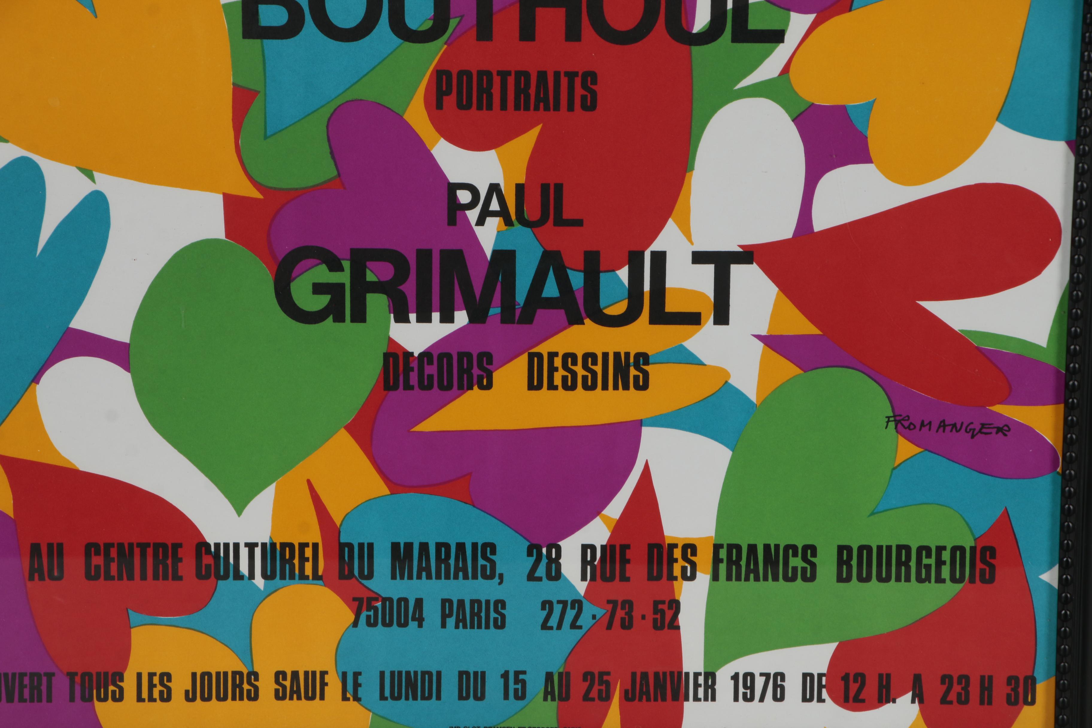 Gérard Fromanger Lithograph Exhibition Poster, 1976