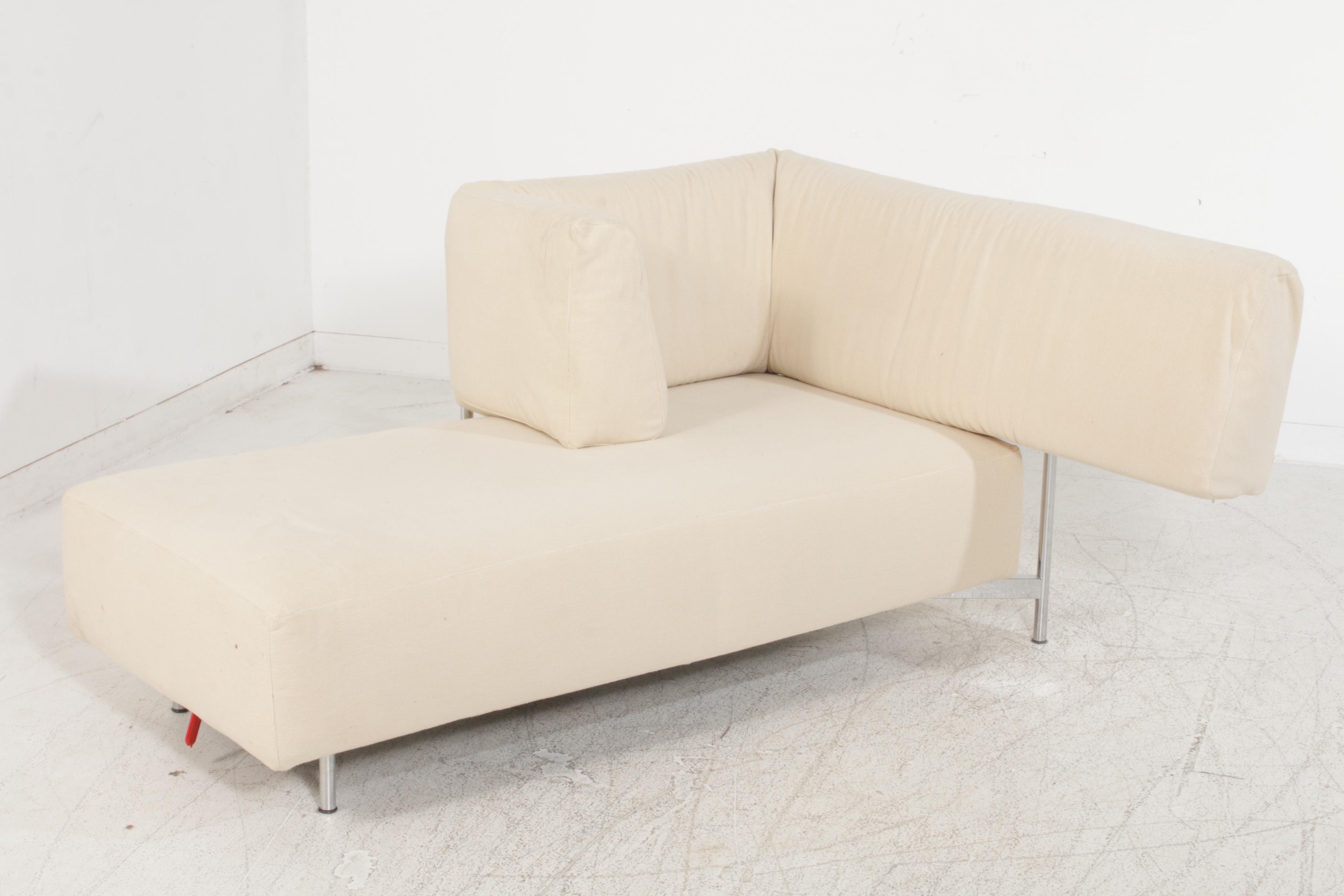 Swivel-Top Chaise Attributed to Piero Lissoni for Cassina