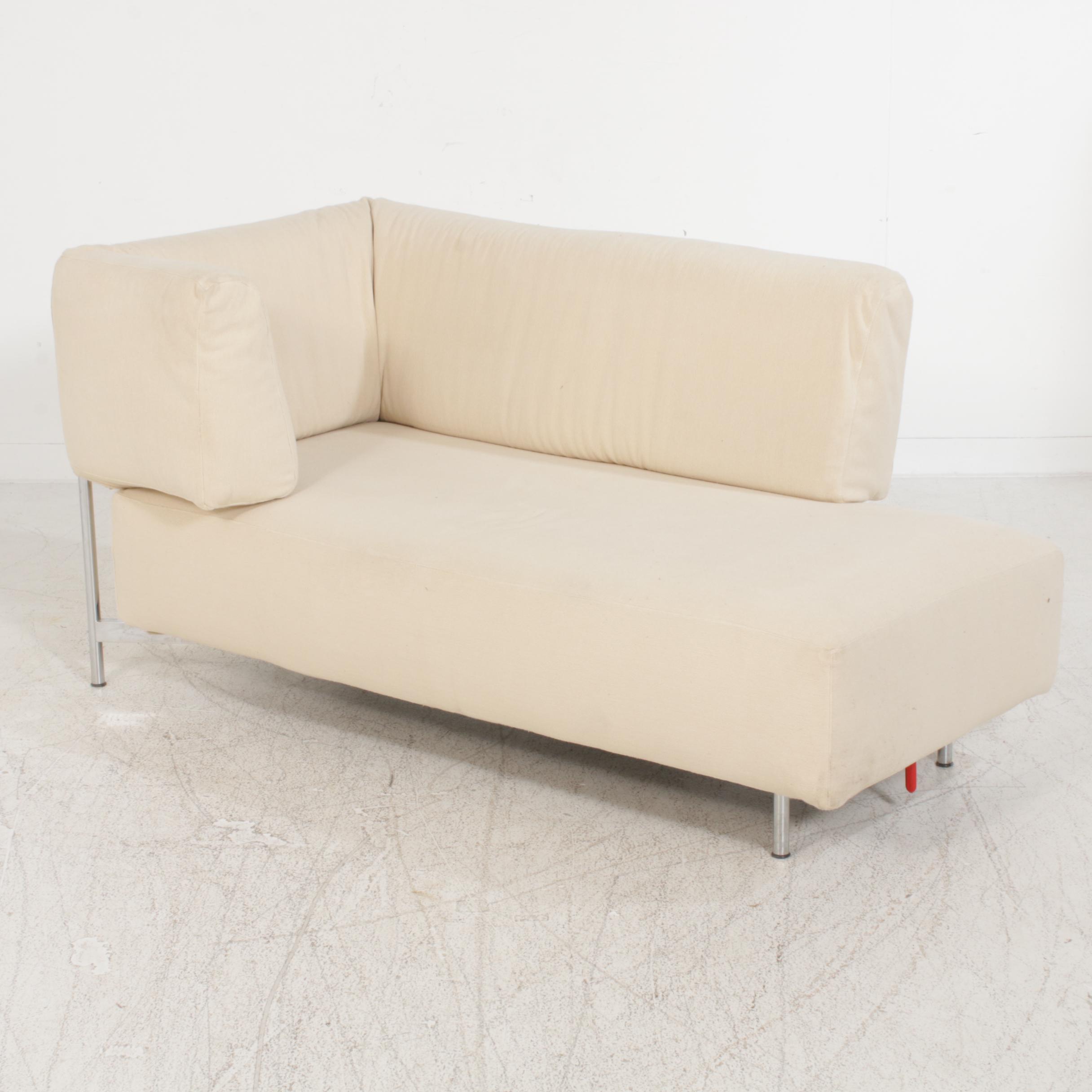 Swivel-Top Chaise Attributed to Piero Lissoni for Cassina
