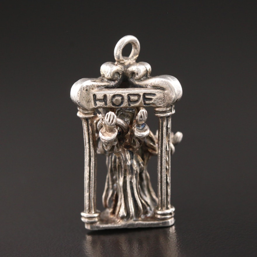 Dane Craft Sterling Silver Religious Pendant Charm