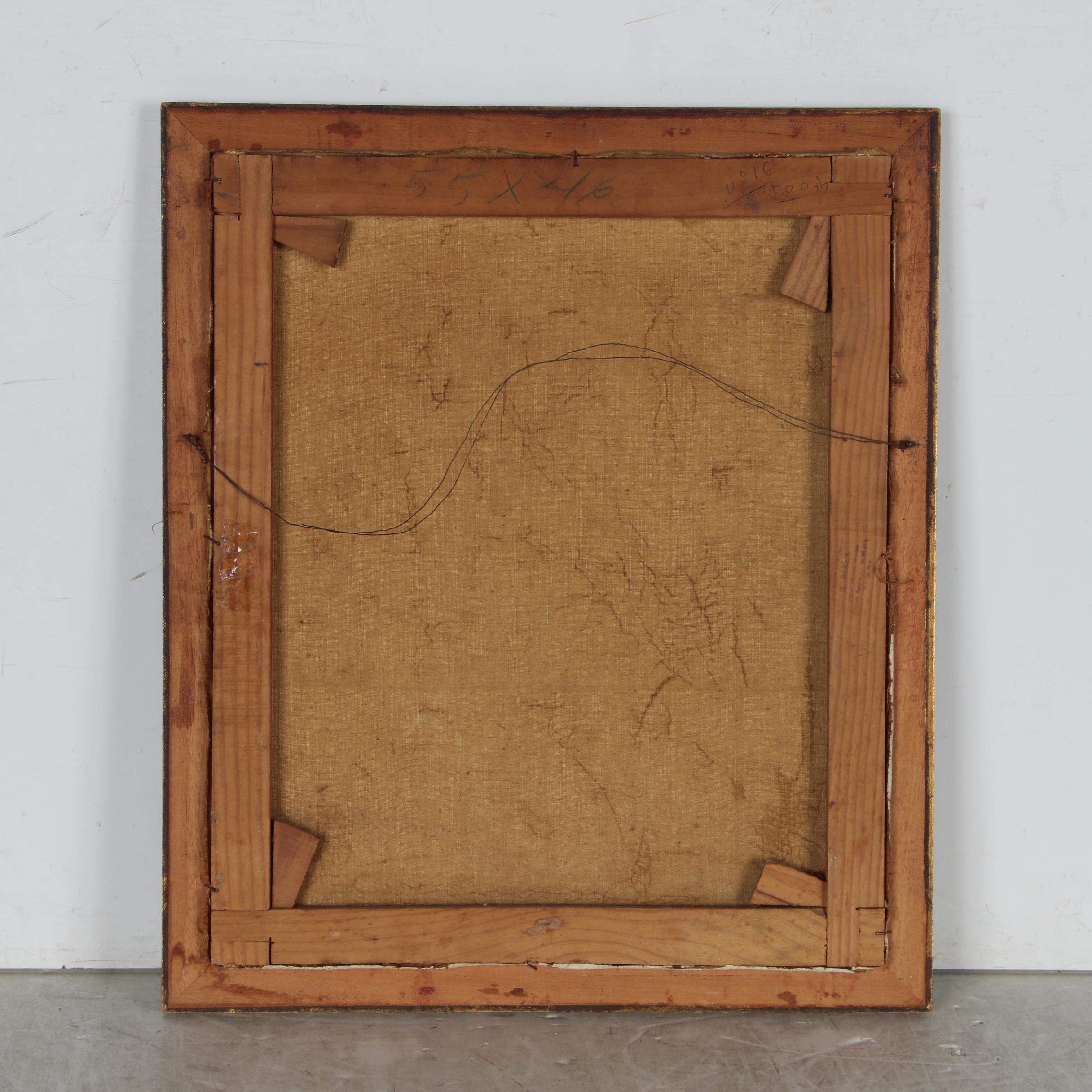 Cortés Matas Oil Painting of Female Figure