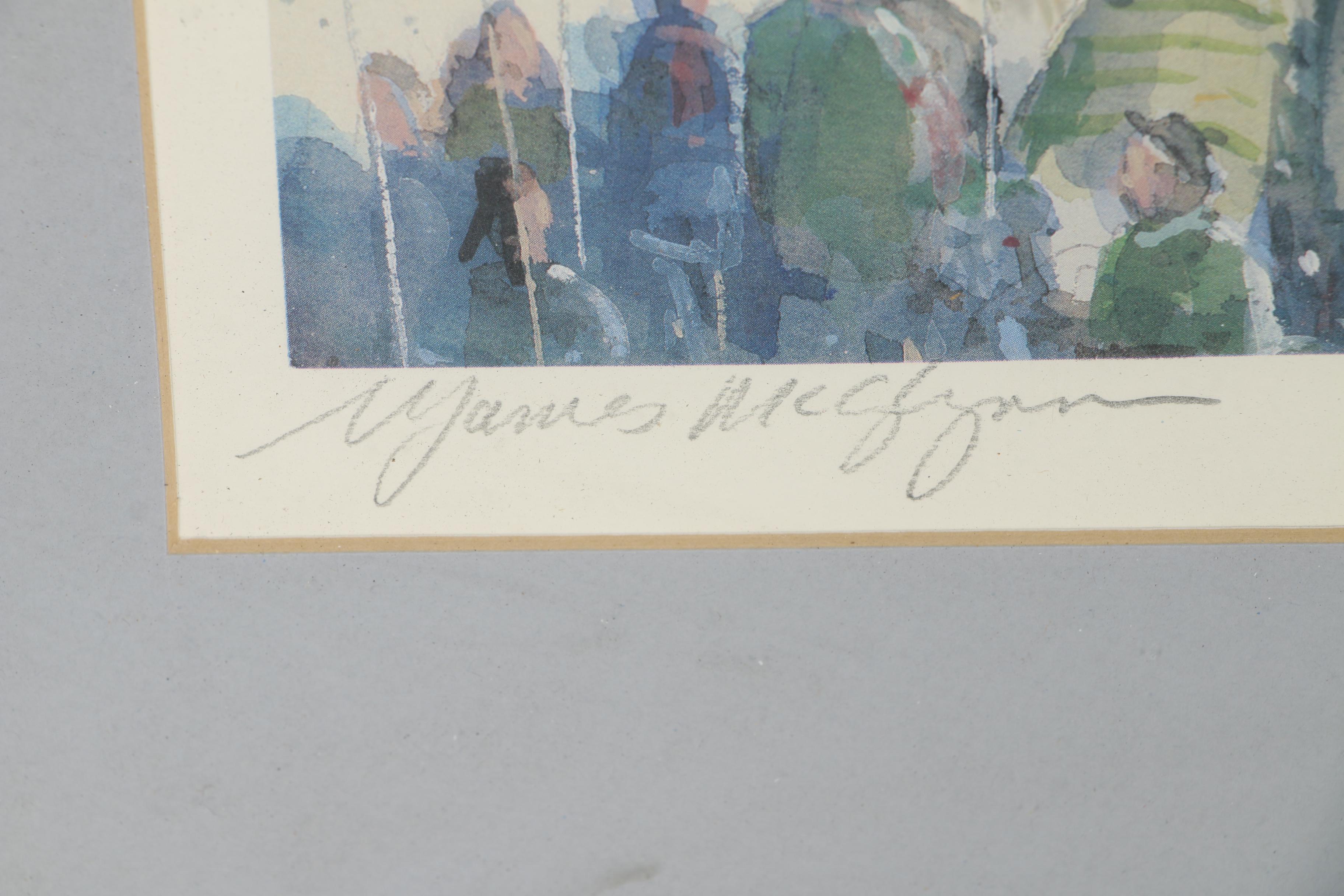 W. James McGlynn Offset Lithograph "St. Patty's Day"