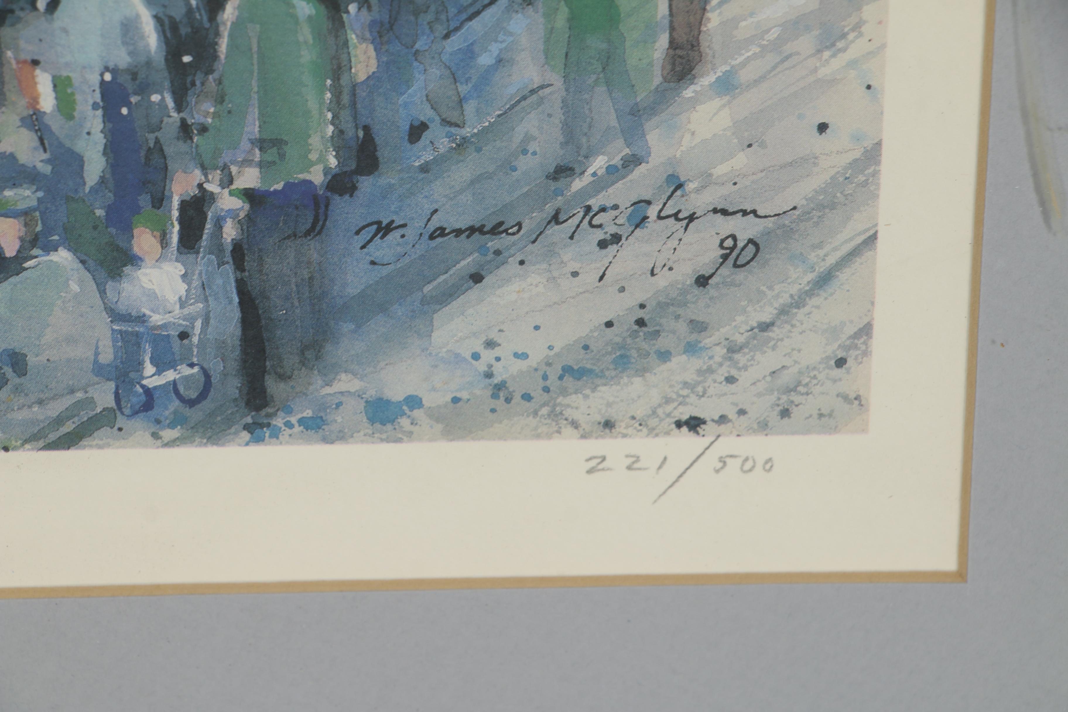 W. James McGlynn Offset Lithograph "St. Patty's Day"